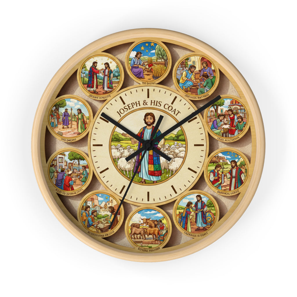 Joseph's Coat Wall Clock