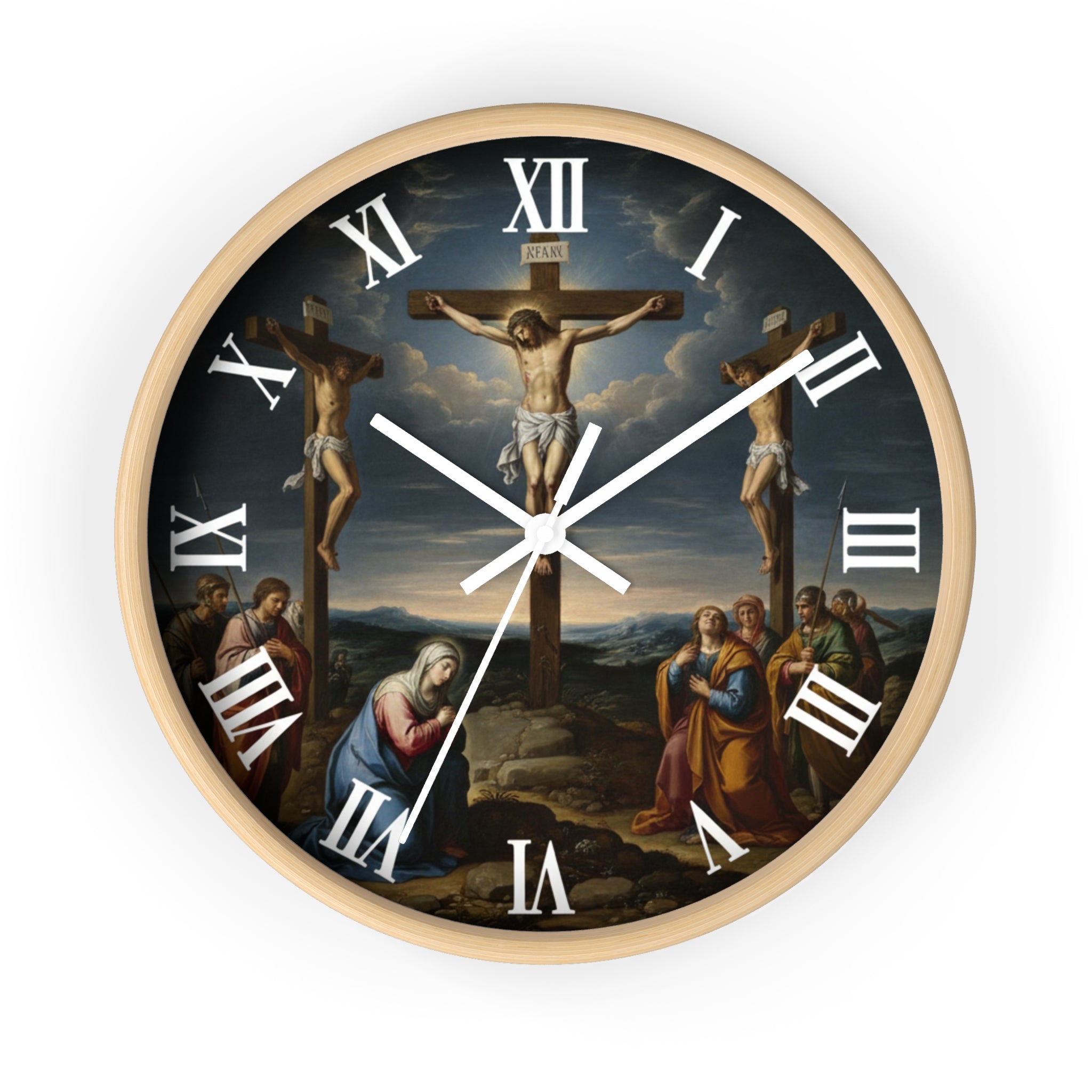 Jesus on the Cross Wall Clock