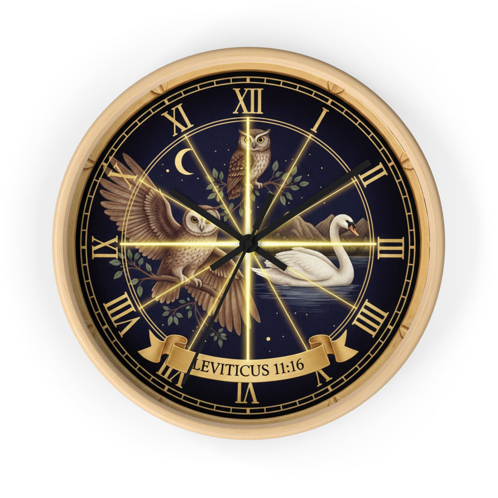 Bible Wall Clock - Leviticus 11:16