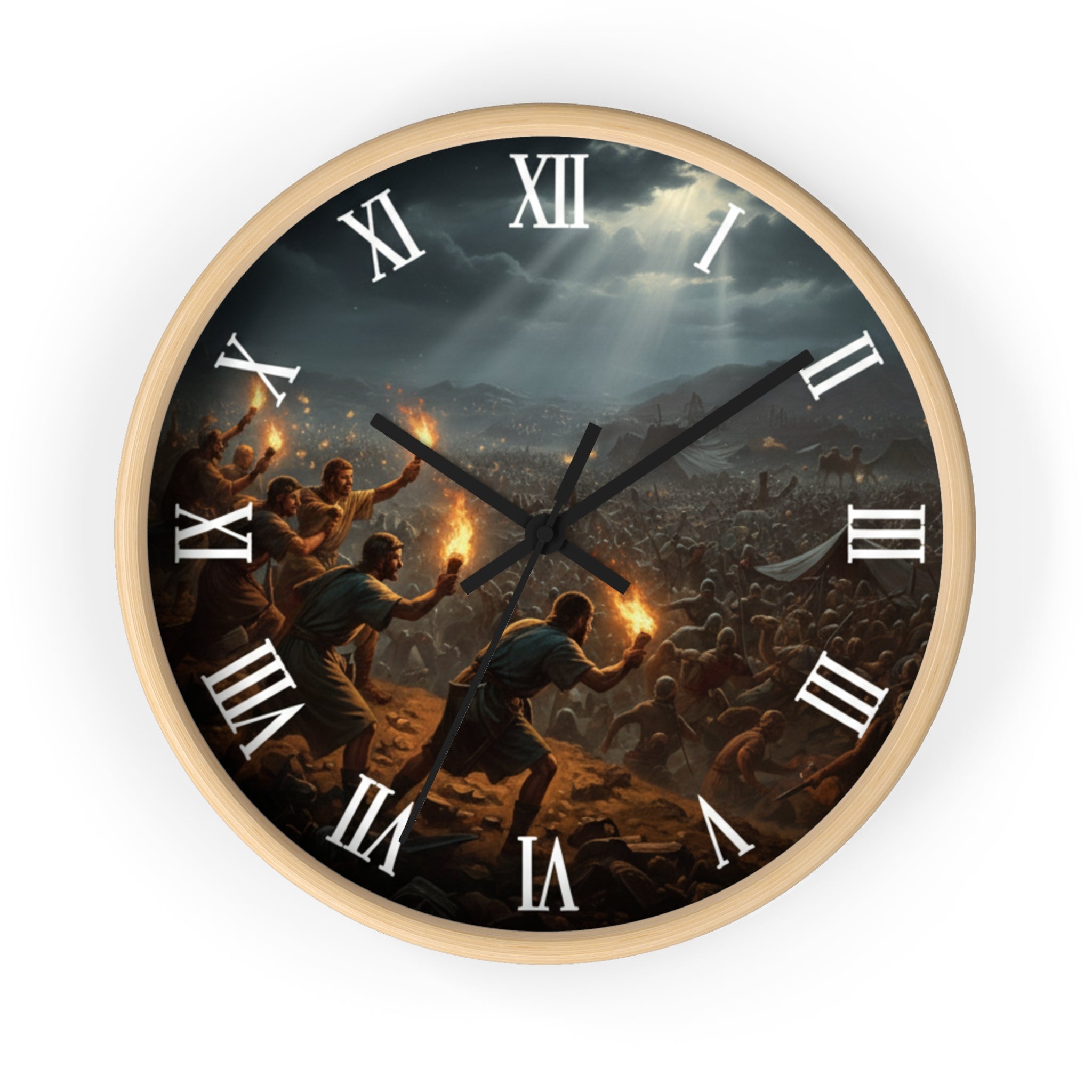 Gideon’s 300 vs. Midian Wall Clock
