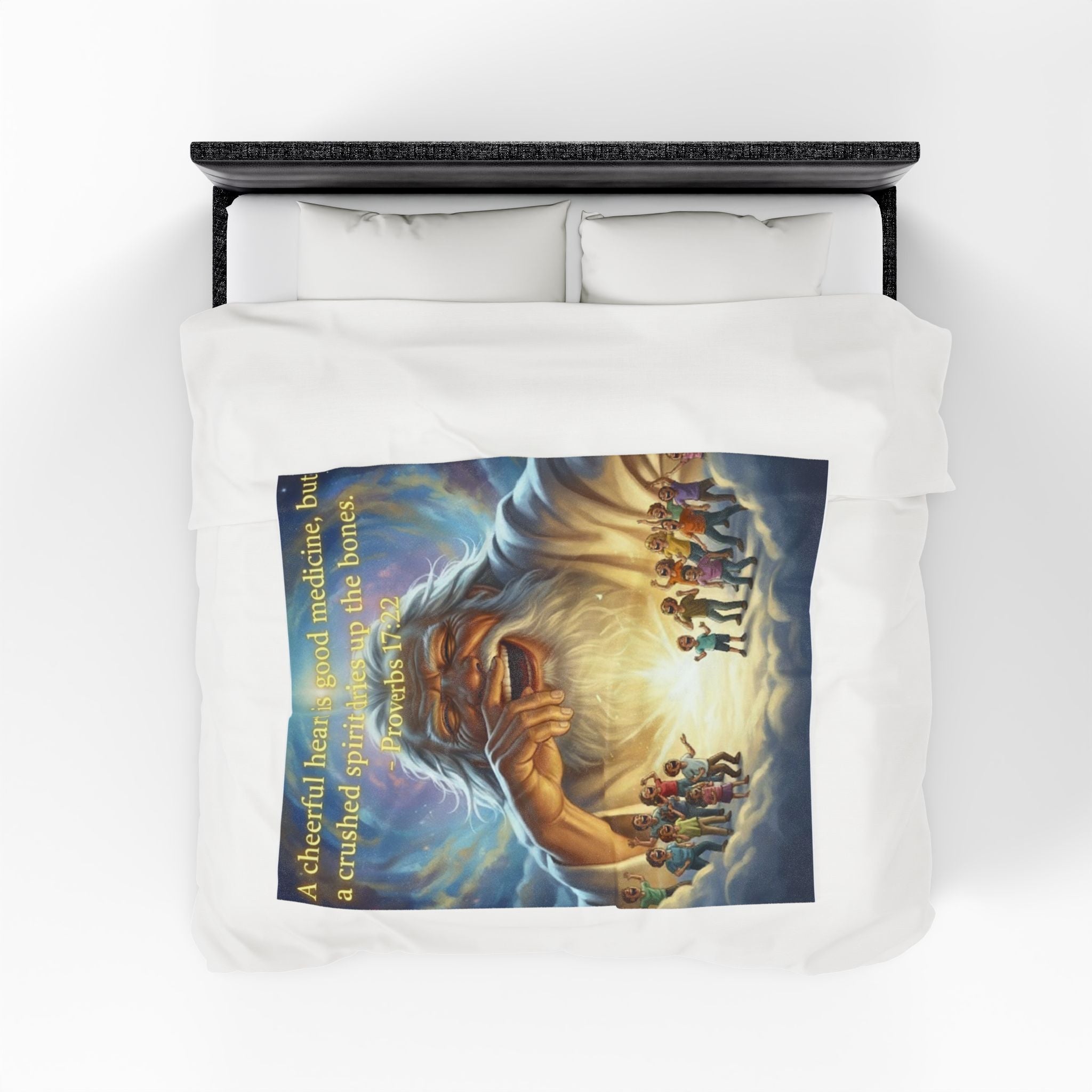 Cheerful Heart Plush Blanket