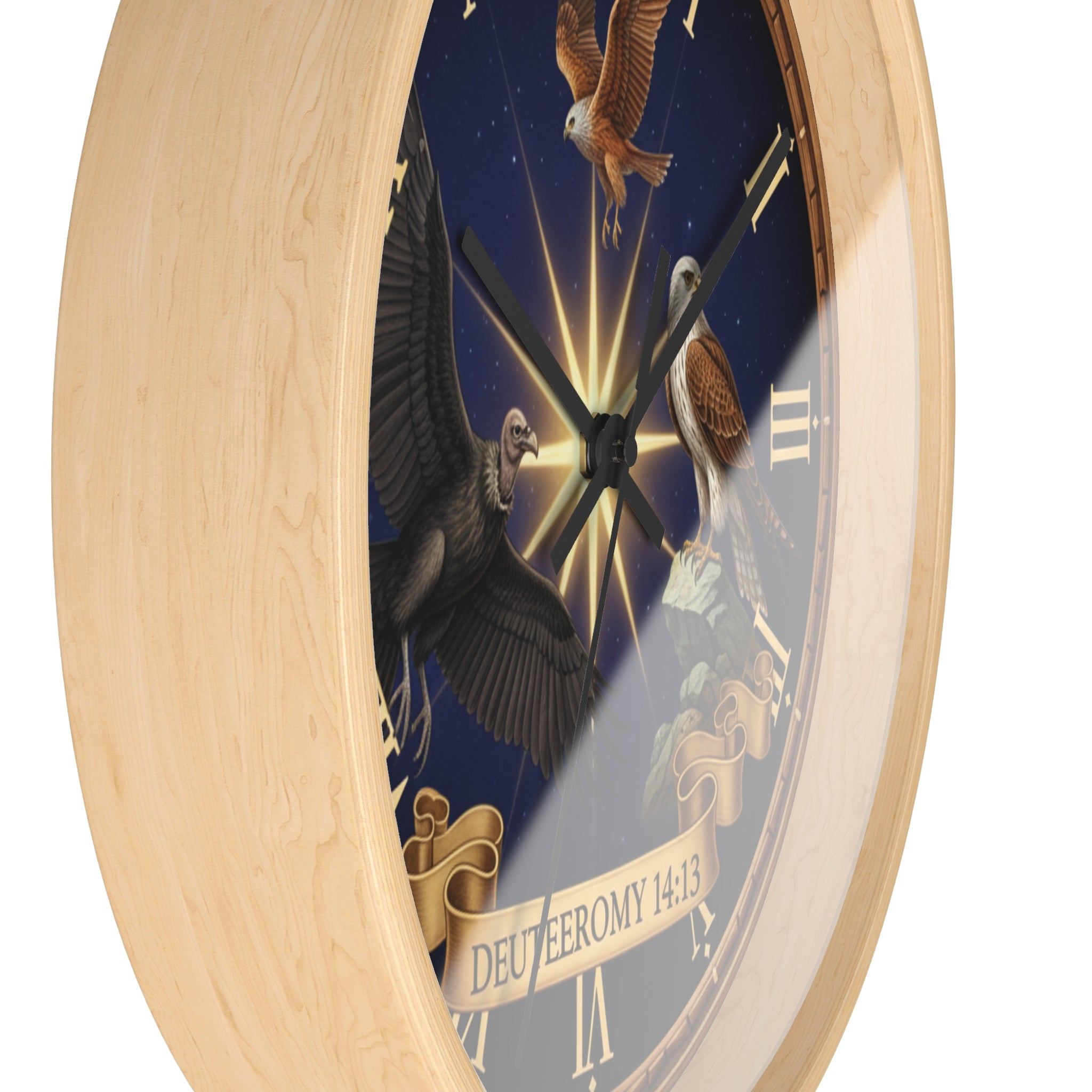 Bible Wall Clock - Leviticus 16:13