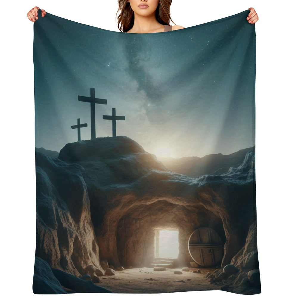 Open Tomb super soft blanket Made in USA