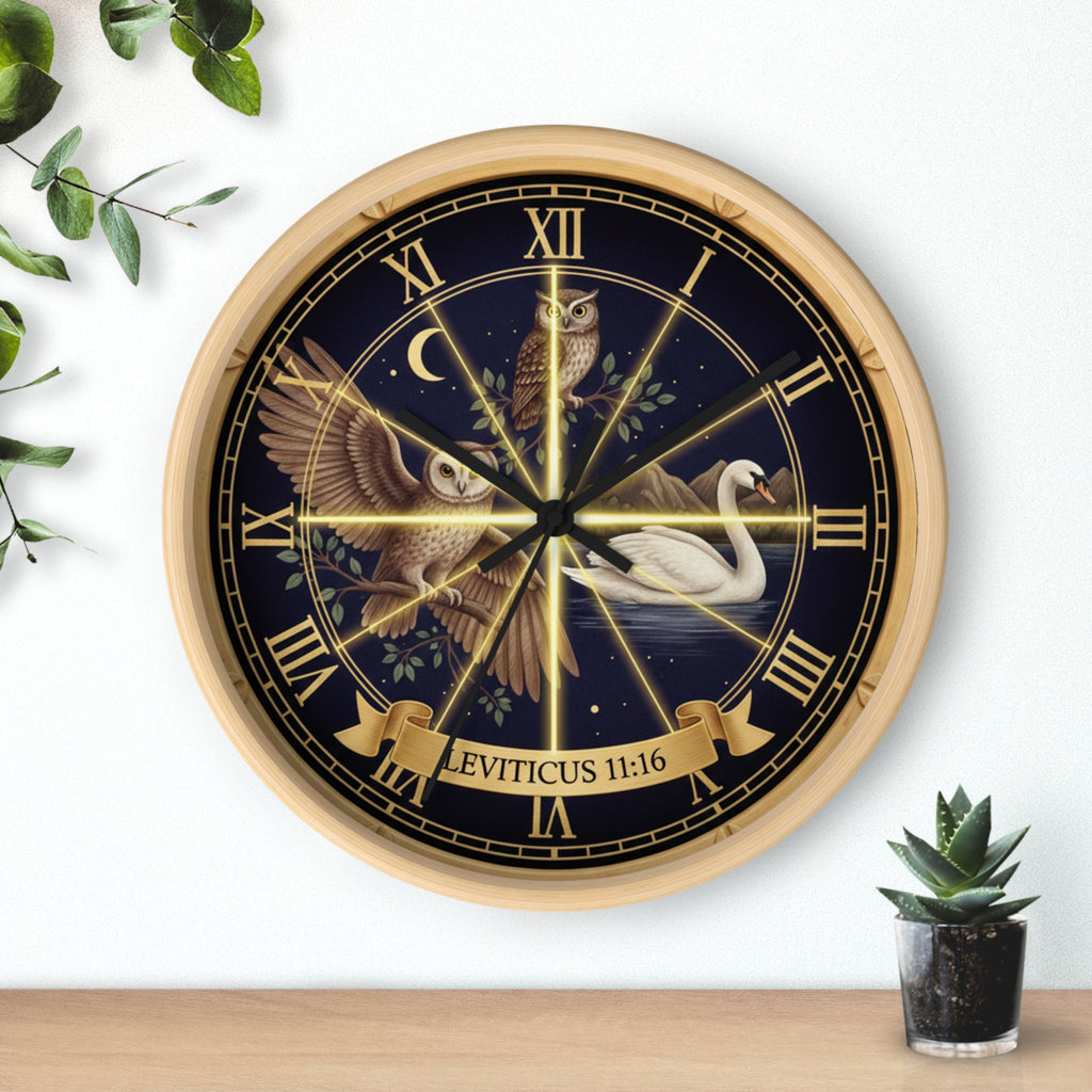 Bible Wall Clock - Leviticus 11:16