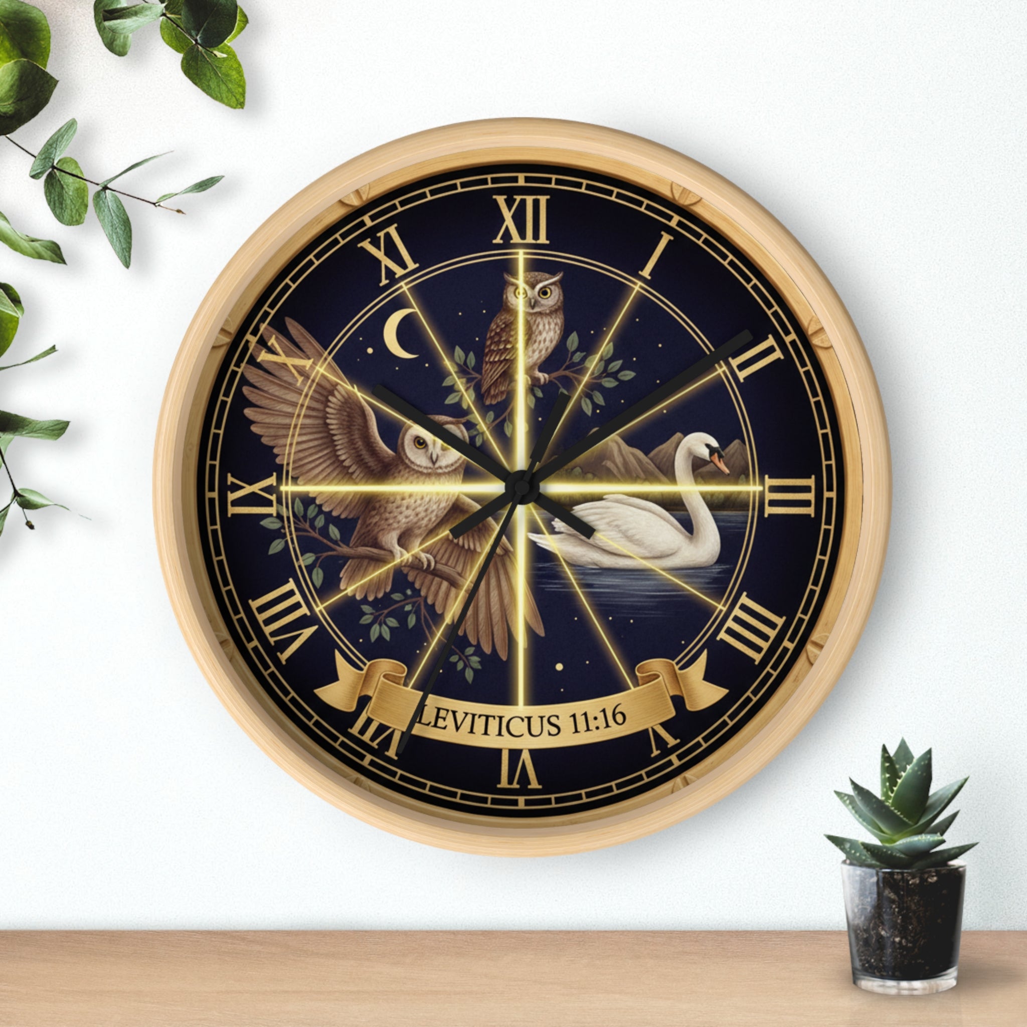 Bible Wall Clock - Leviticus 11:16