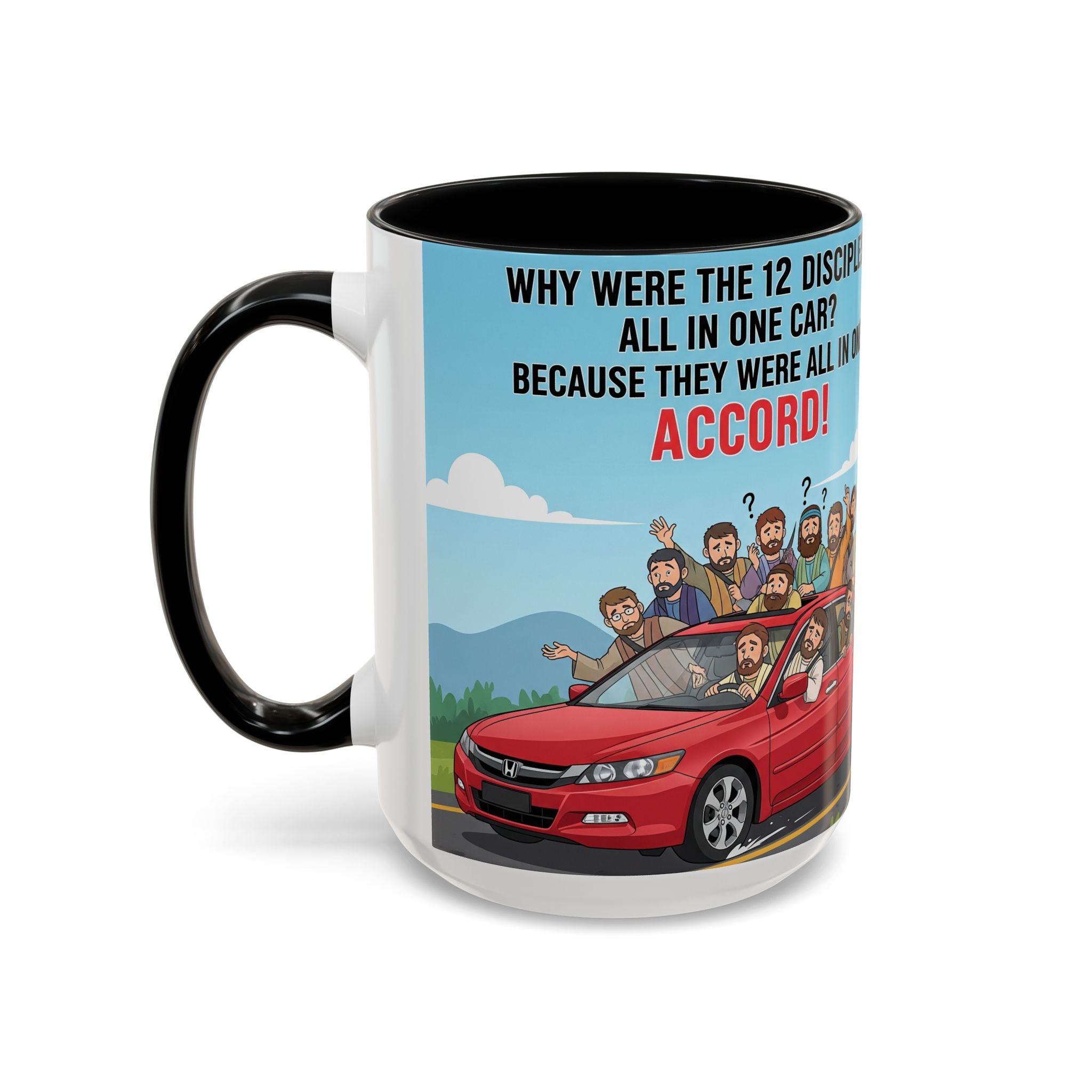 Disciples joke mug