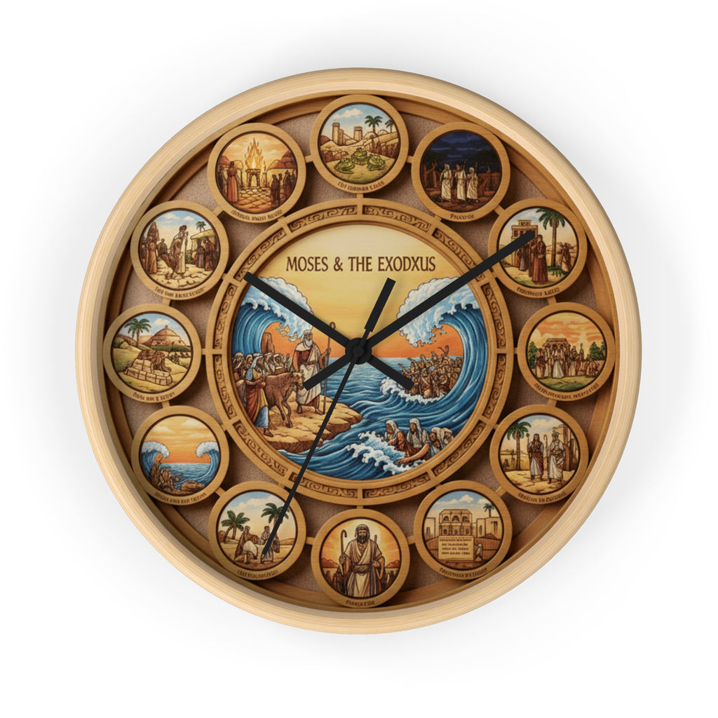 Moses & The Exodus Wall Clock