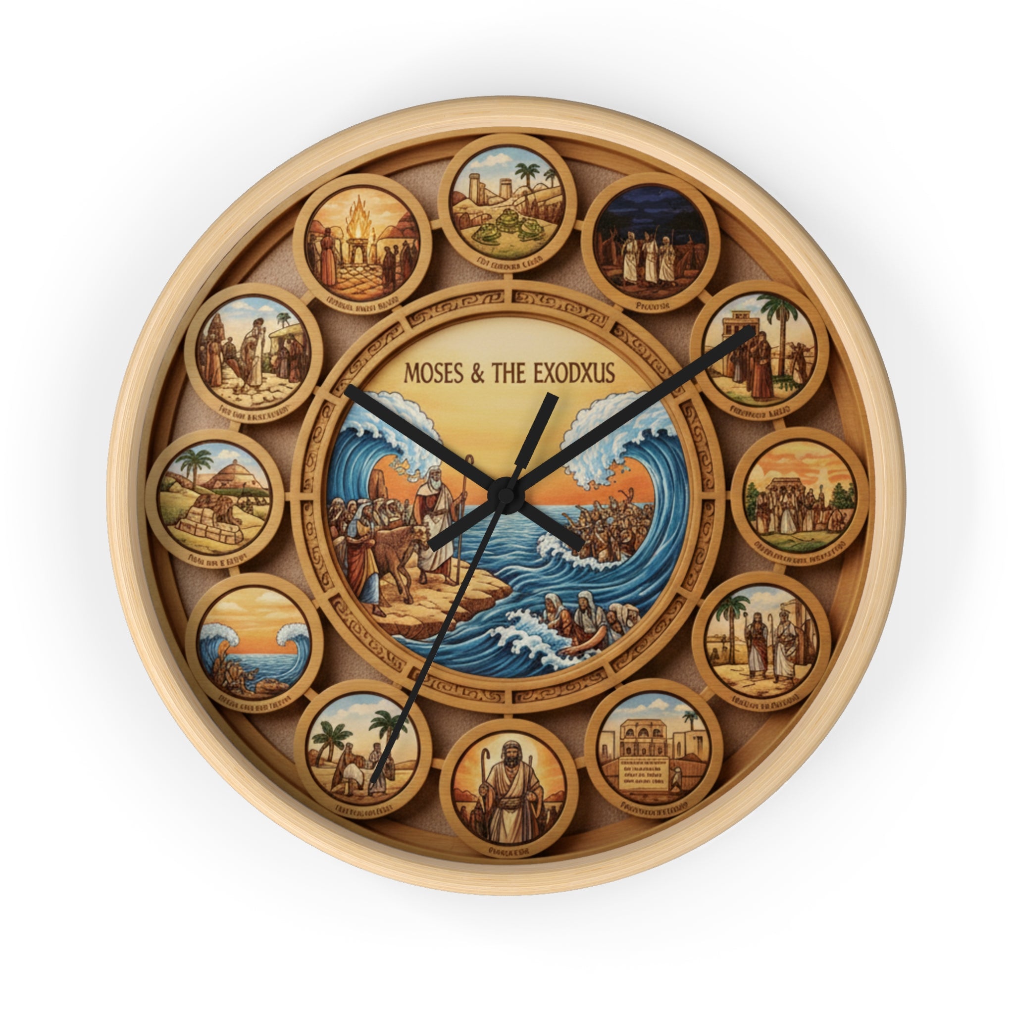 Moses & The Exodus Wall Clock