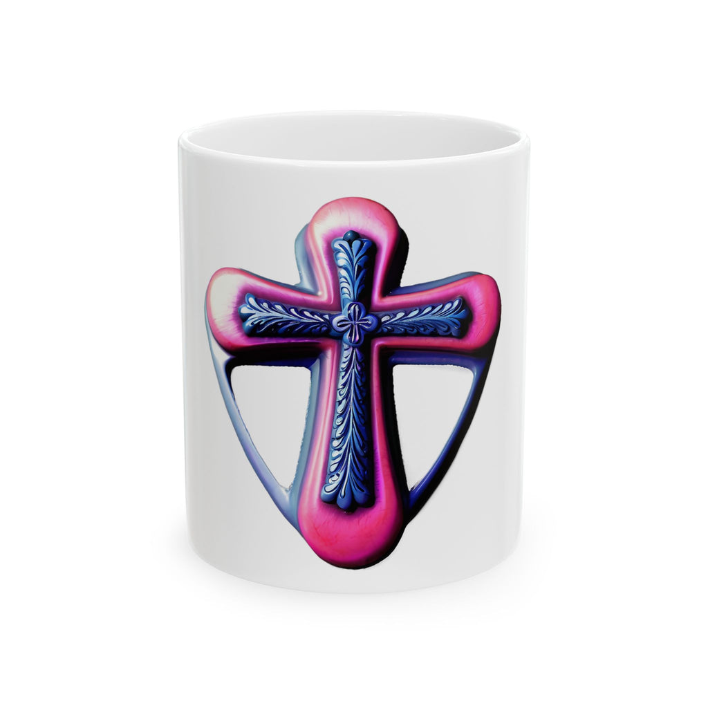 Vibrant Faith-Inspired Ceramic Mug
