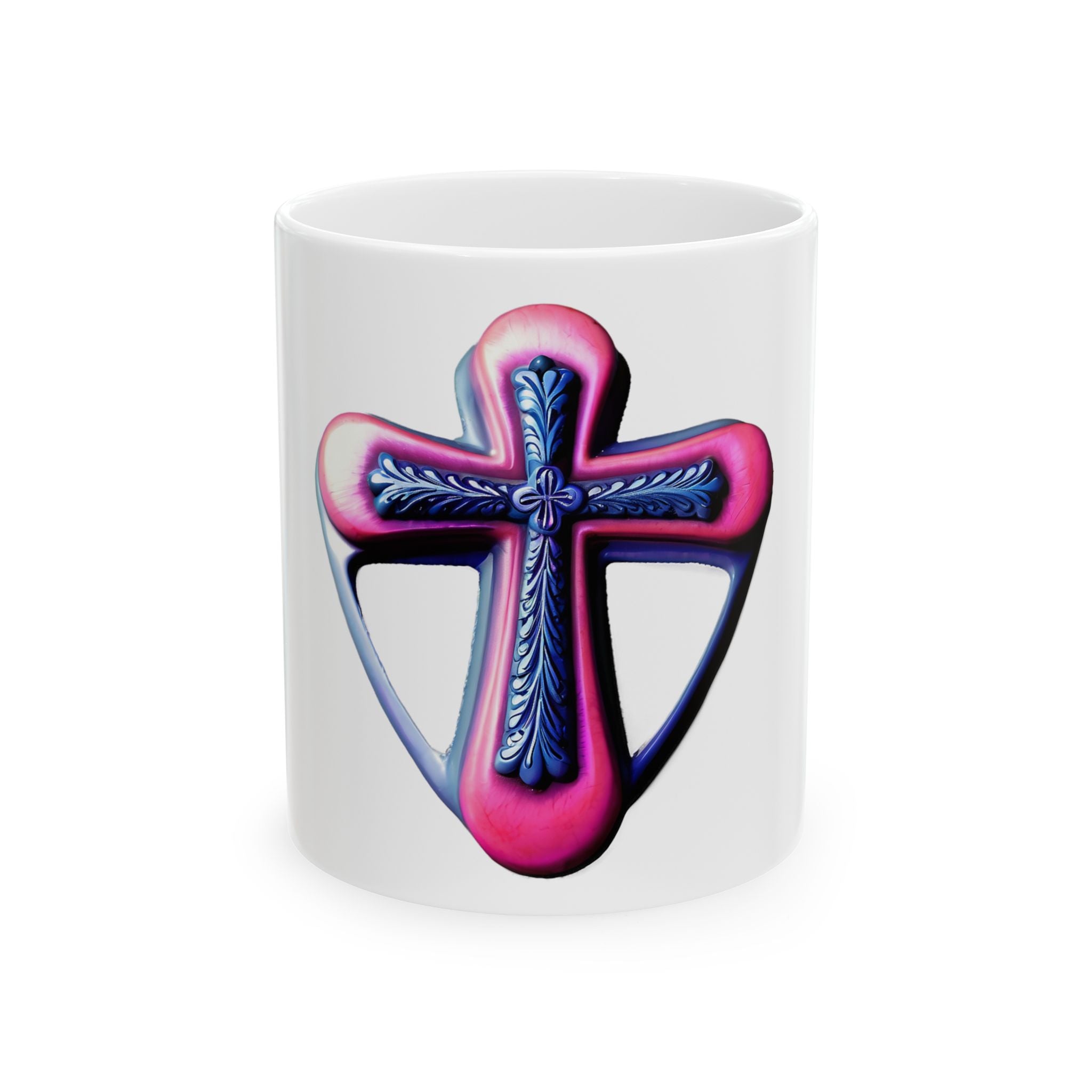 Vibrant Faith-Inspired Ceramic Mug