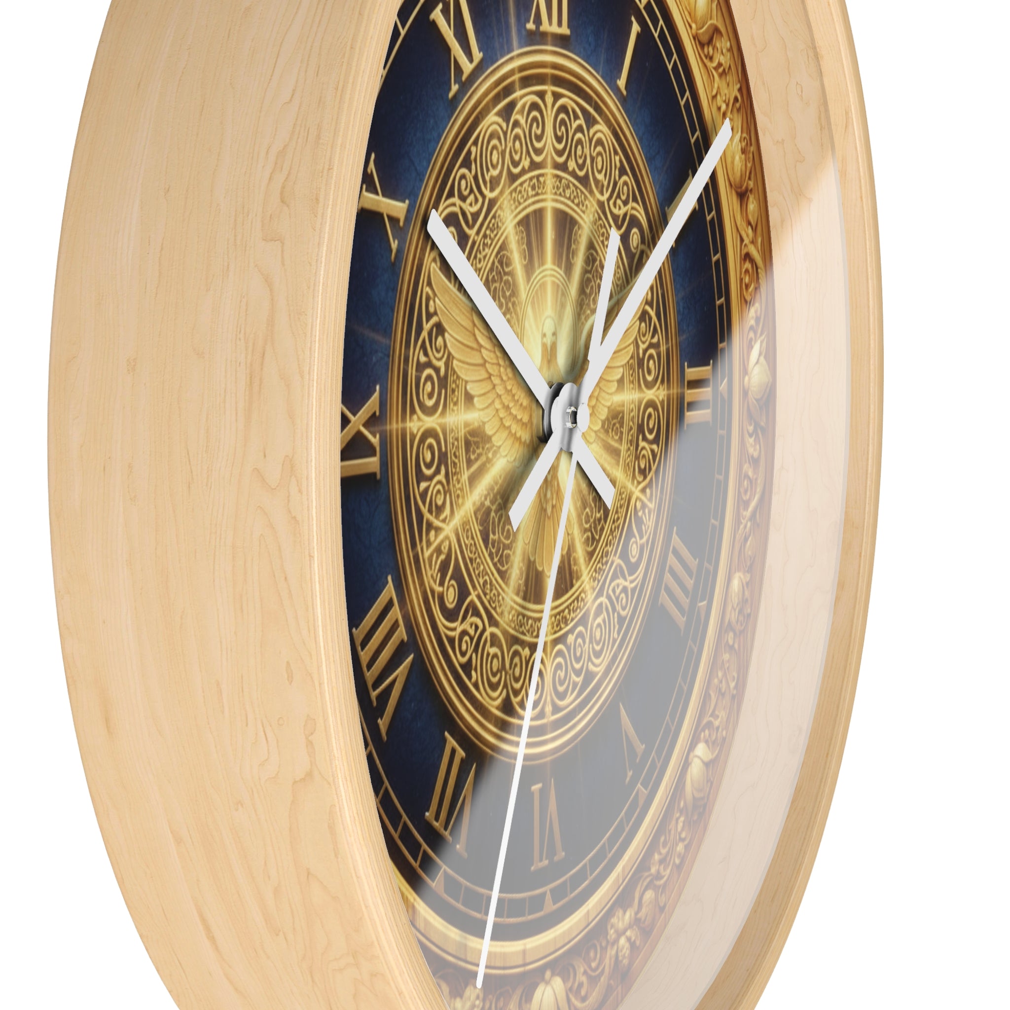 Biblical Holy Spirit Dove wall clock