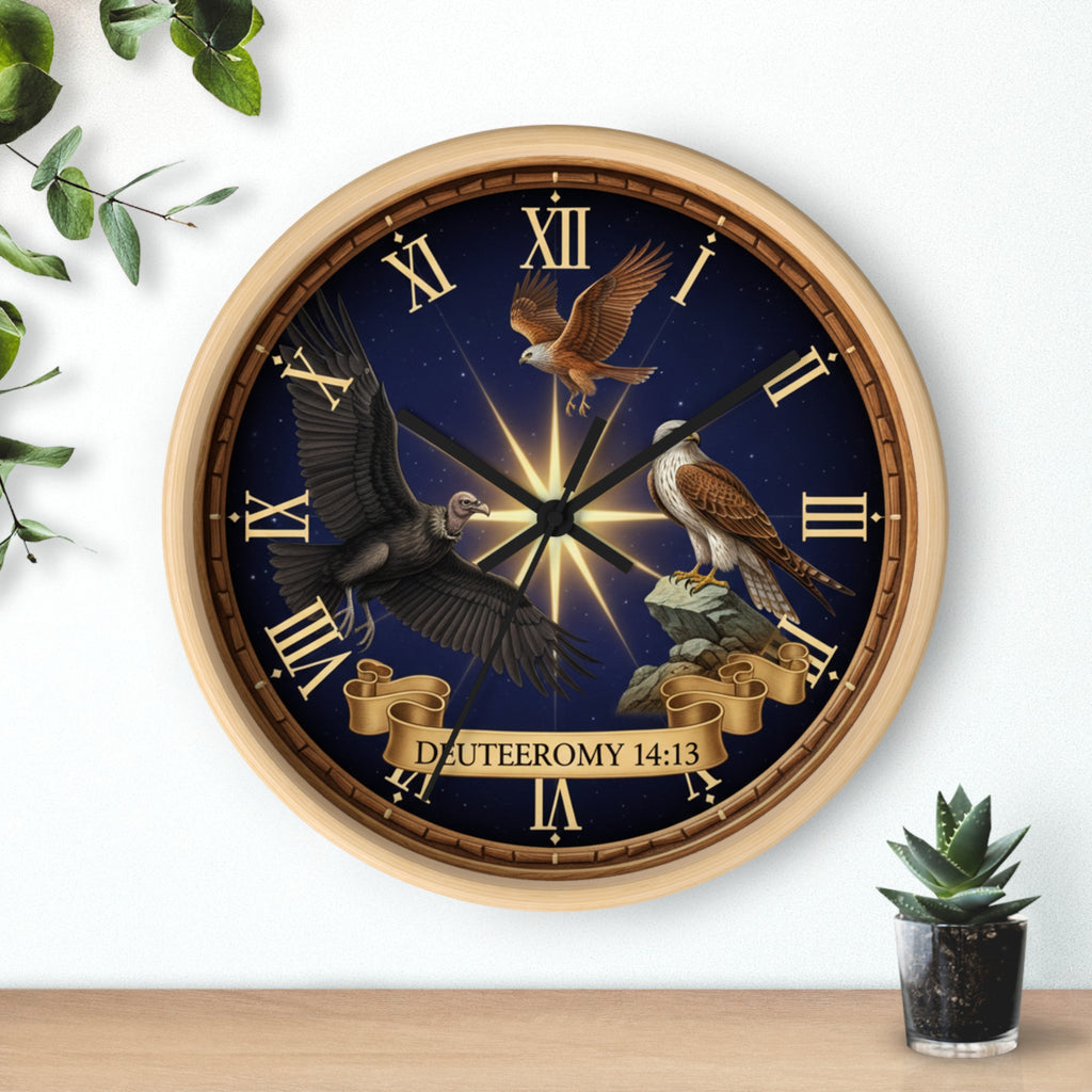 Bible Wall Clock - Leviticus 16:13