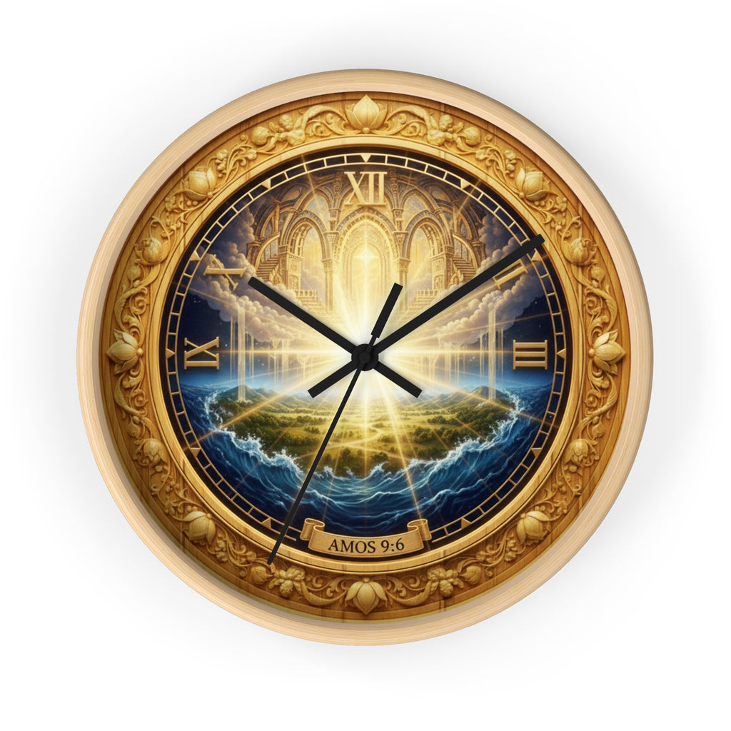Celestial Biblical Amos 9:6 Wall Clock