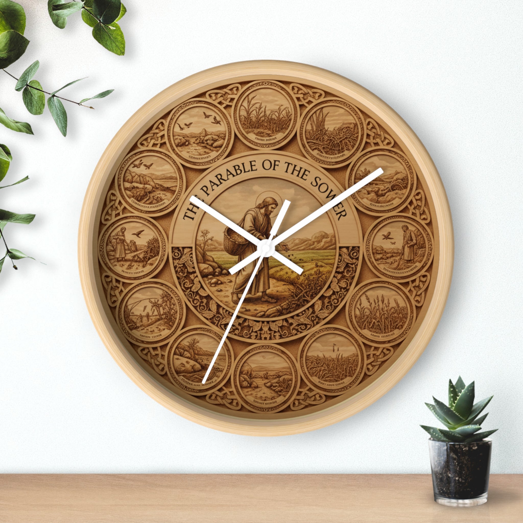The Sower Wall Clock