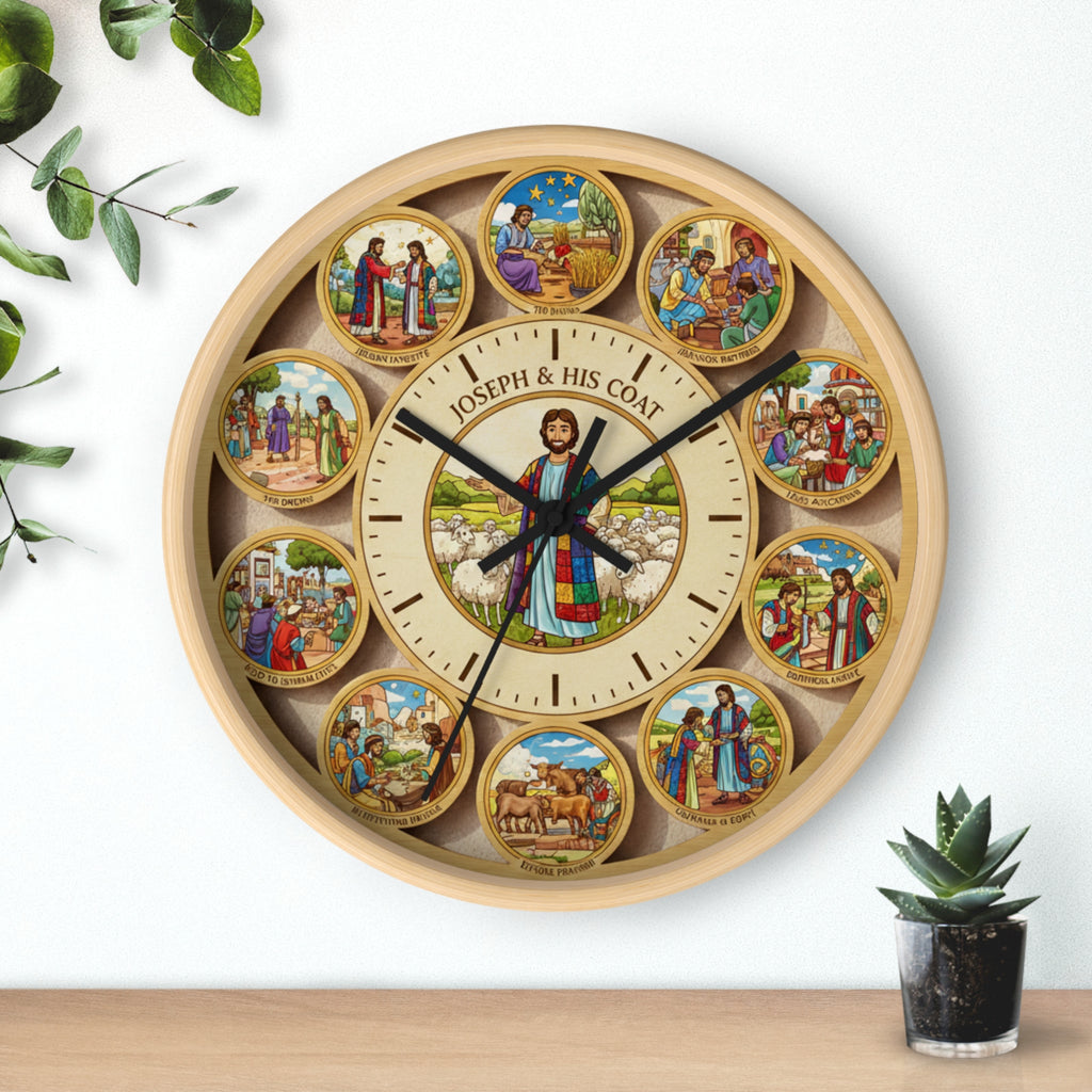 Joseph's Coat Wall Clock