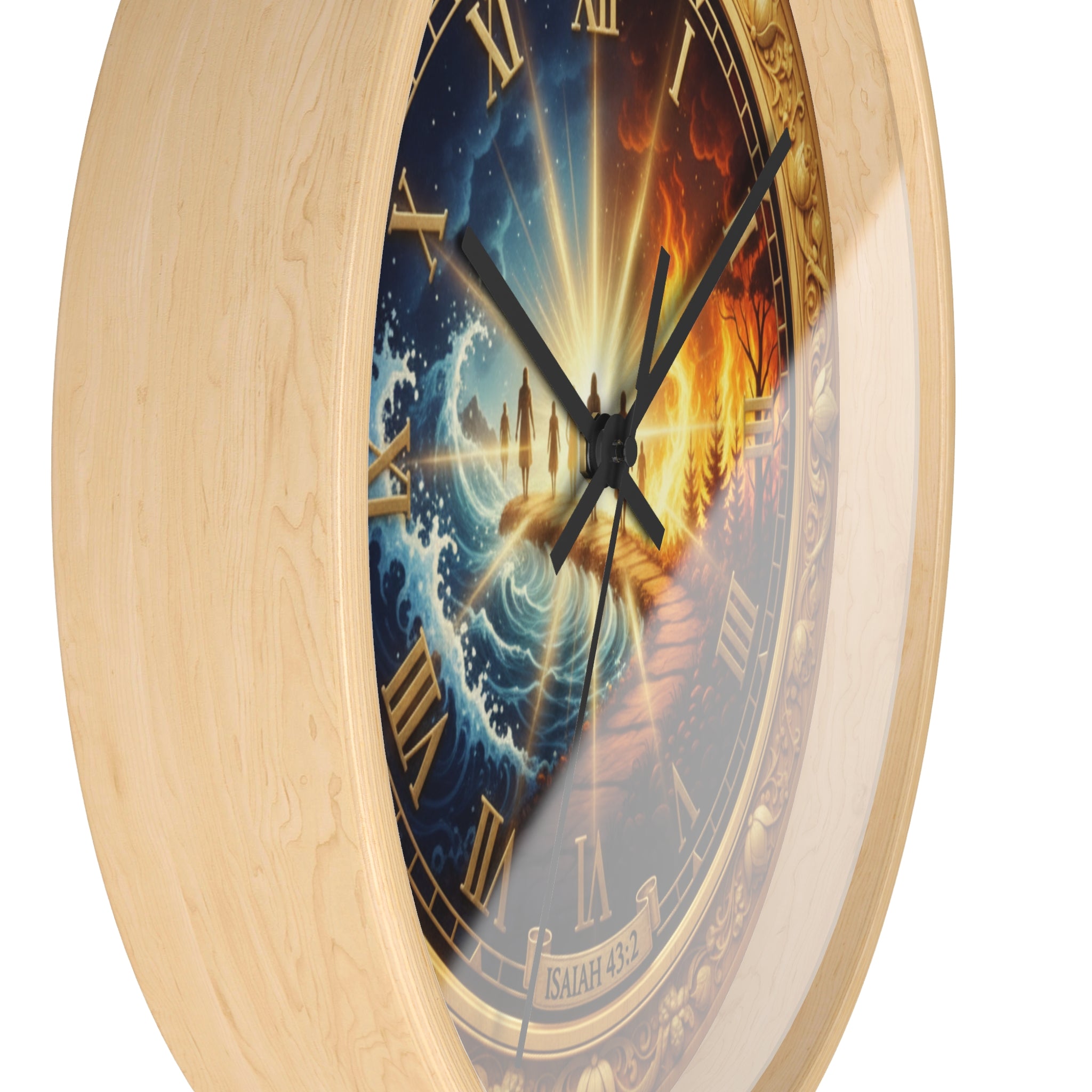 Pathway to Heaven Bible Wall Clock