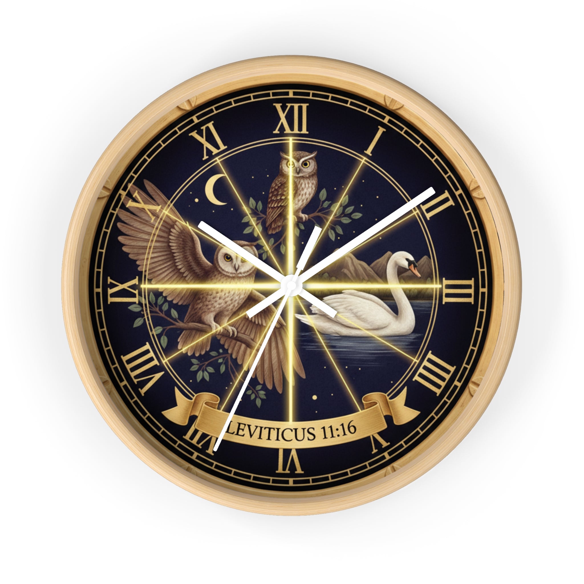 Bible Wall Clock - Leviticus 11:16