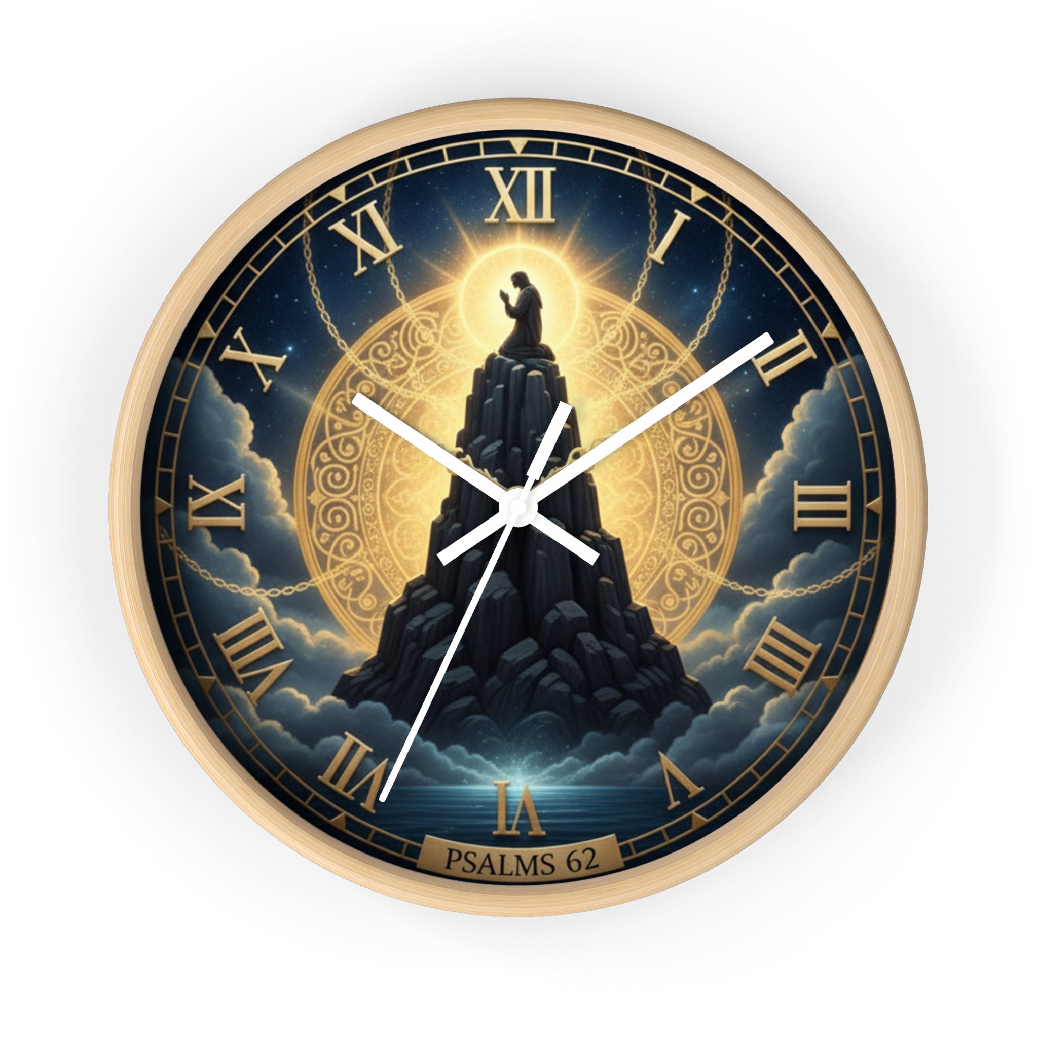 Bible Wall Clock Psalms 62