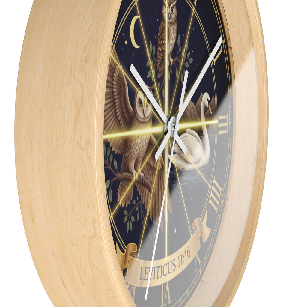 Bible Wall Clock - Leviticus 11:16