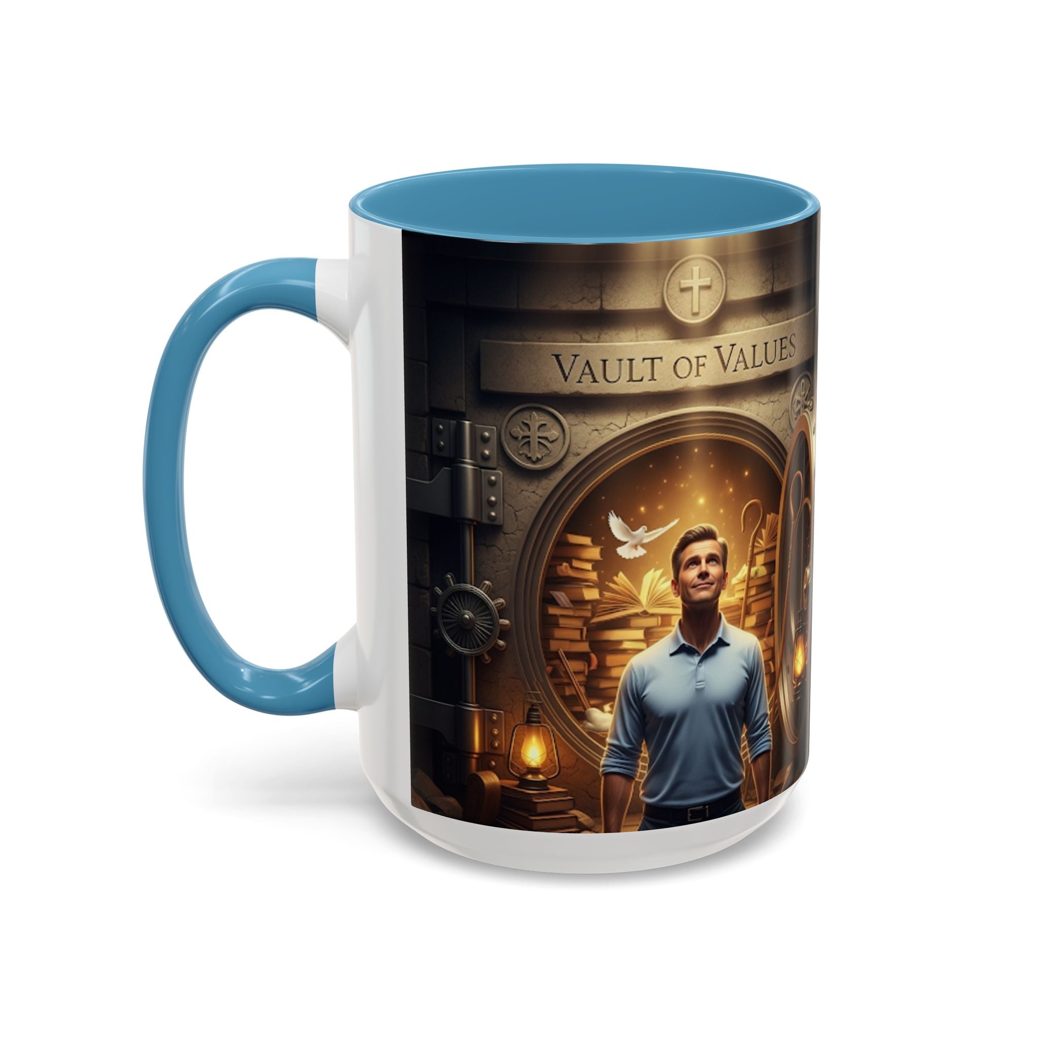 Saved by the blood of Christ mug