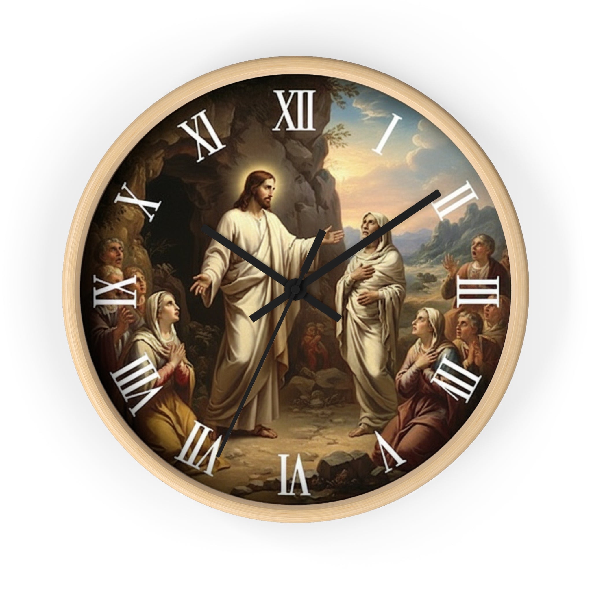 Jesus Raises Lazarus Wall Clock