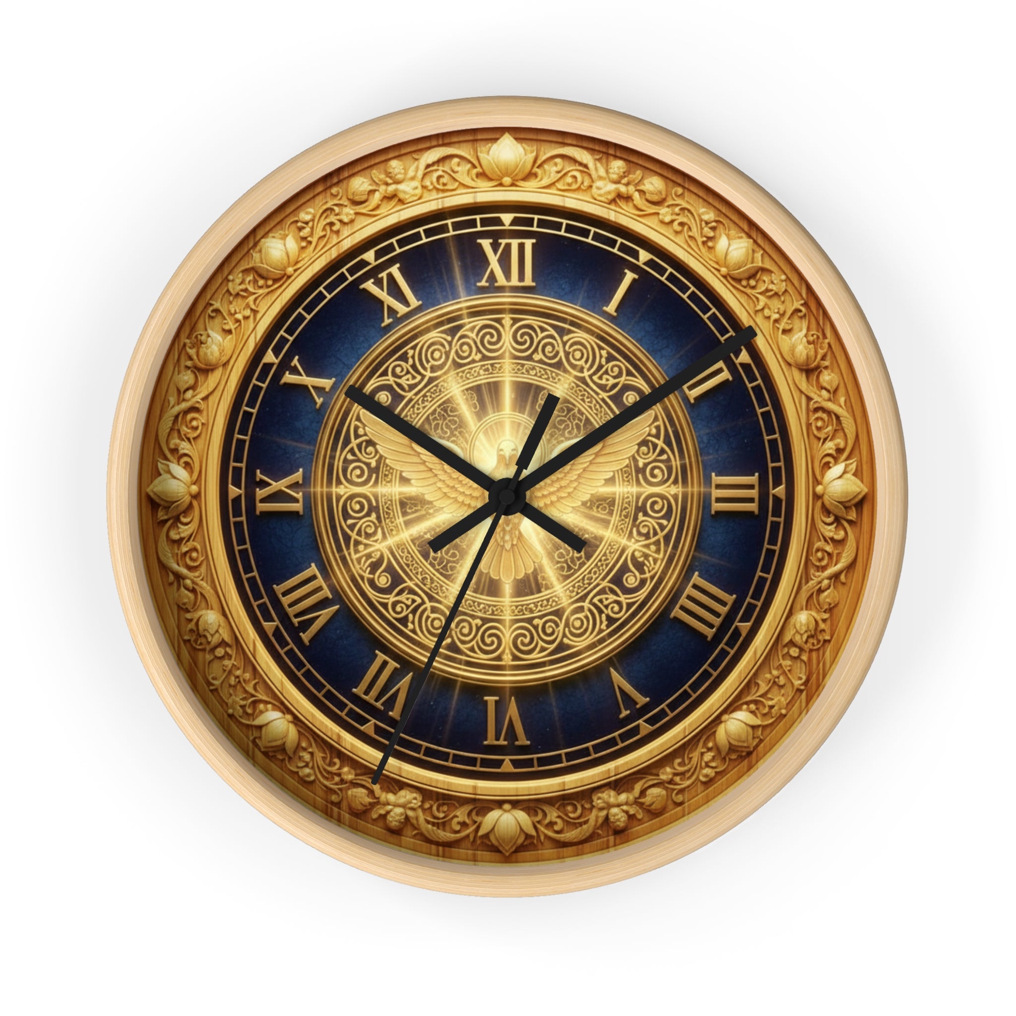 Biblical Holy Spirit Dove wall clock
