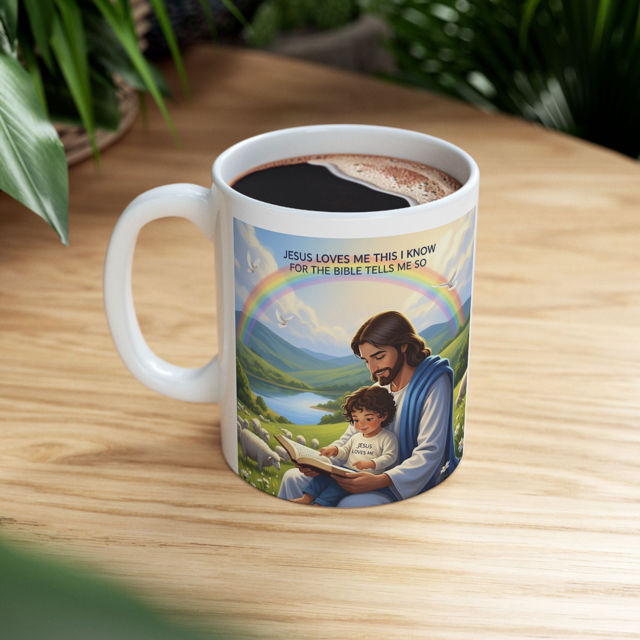 Jesus Loves Me mug