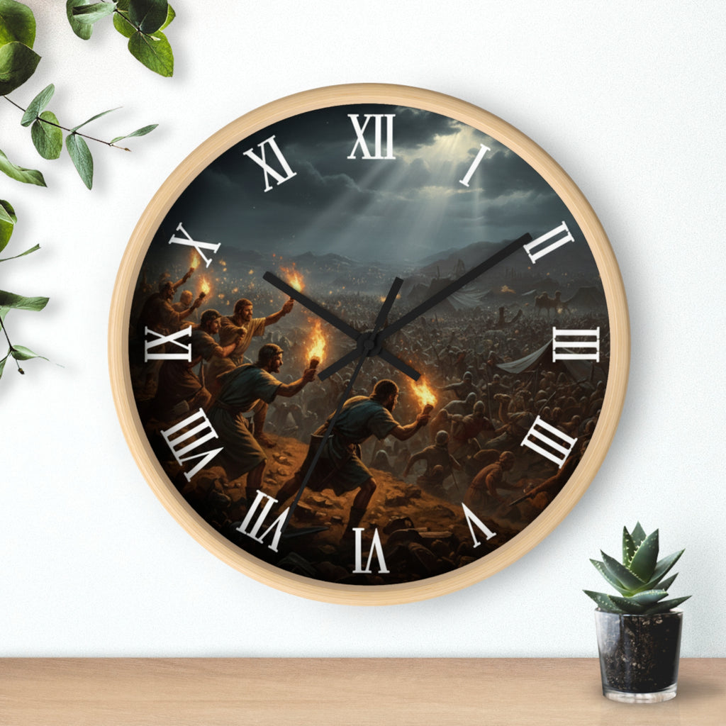 Gideon’s 300 vs. Midian Wall Clock