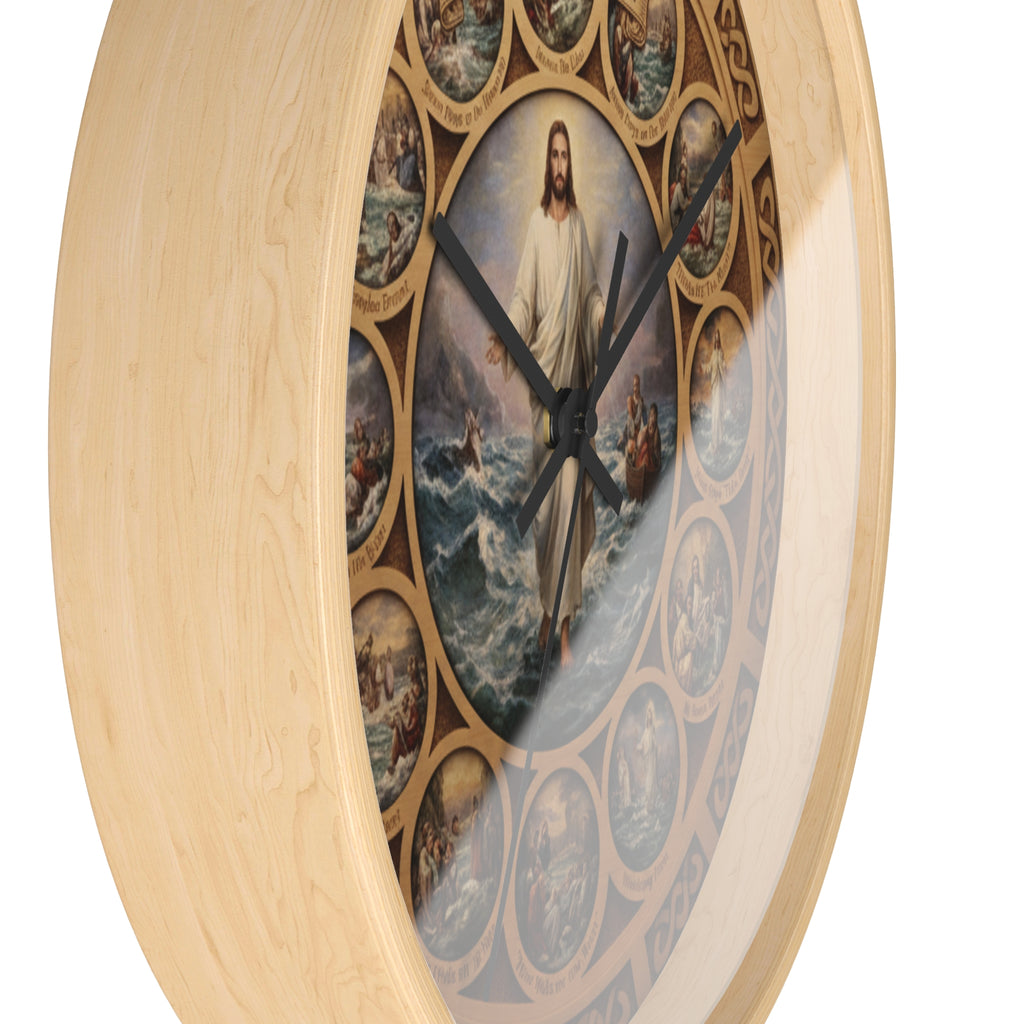 Jesus Walking on Water Wall Clock