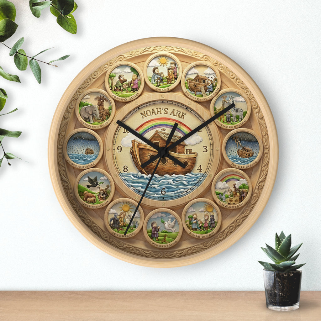 Noah's Ark Wall Clock