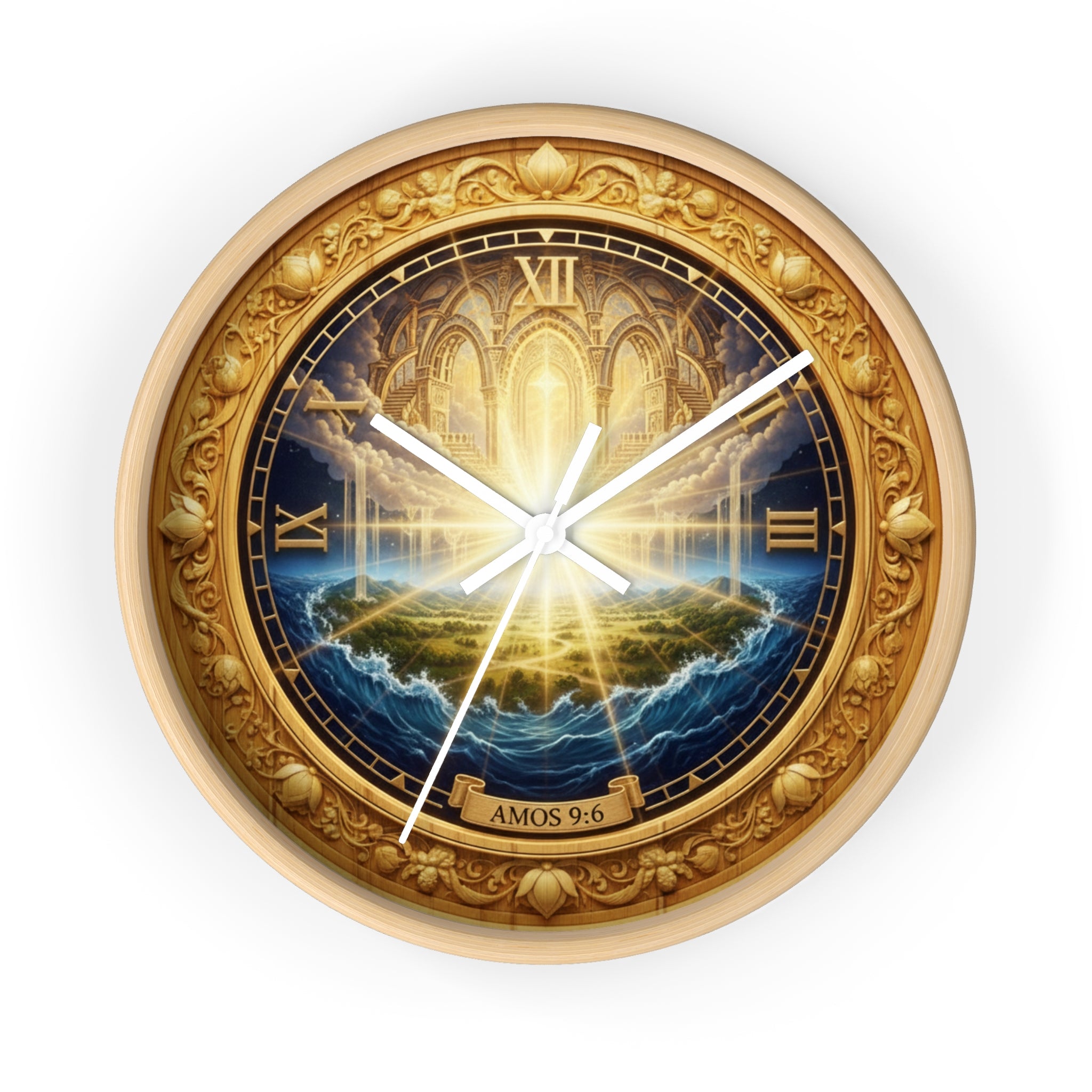 Celestial Biblical Amos 9:6 Wall Clock