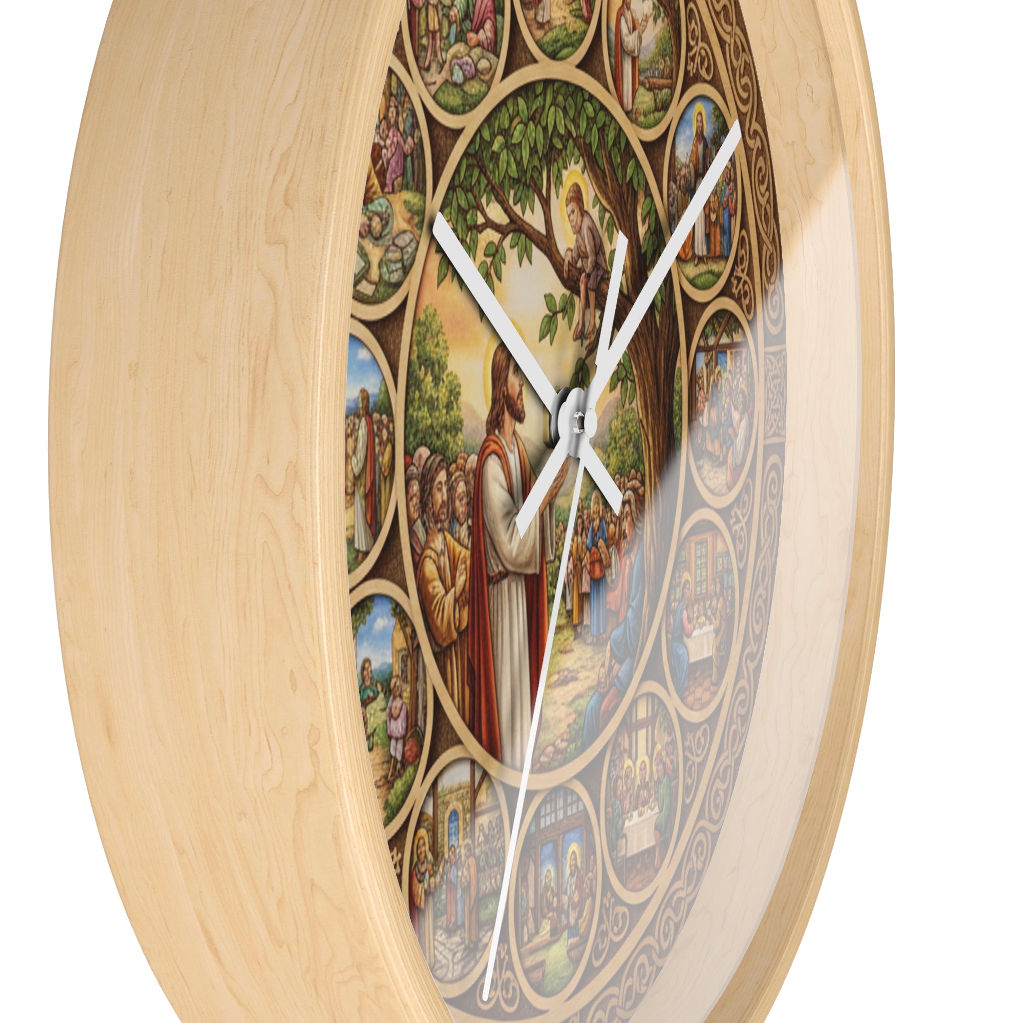 Story of Zachaeus Wall Clock