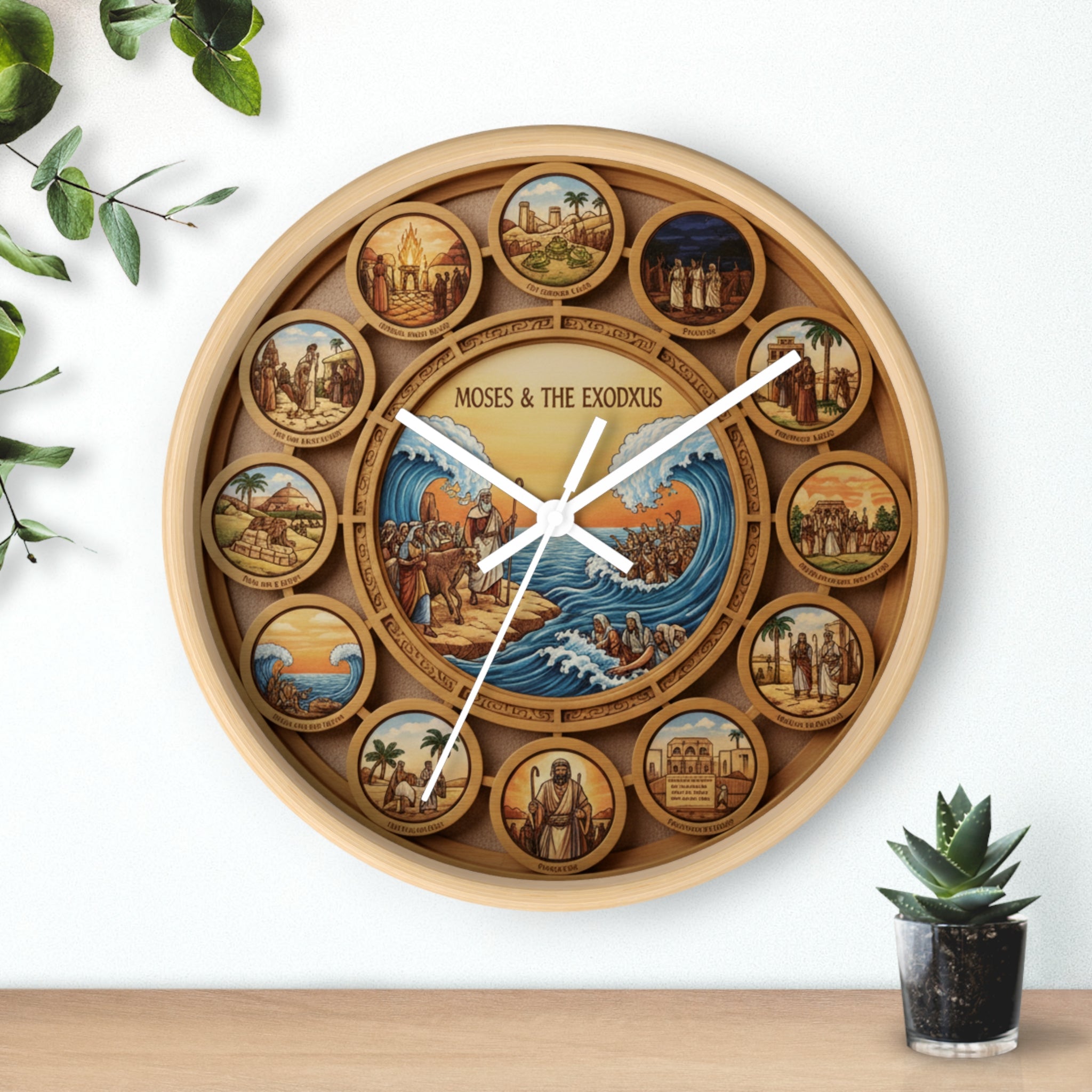 Moses & The Exodus Wall Clock