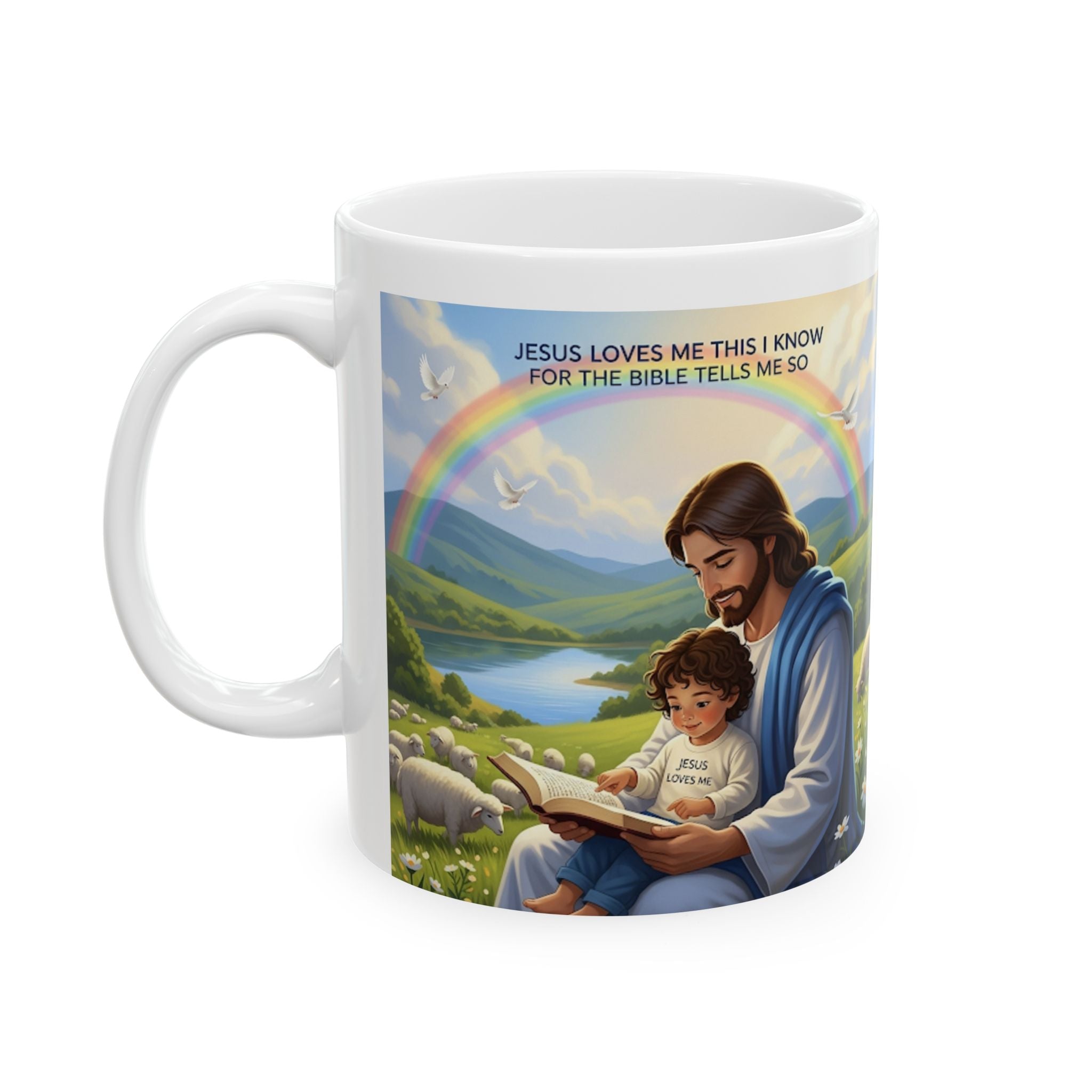 Jesus Loves Me mug