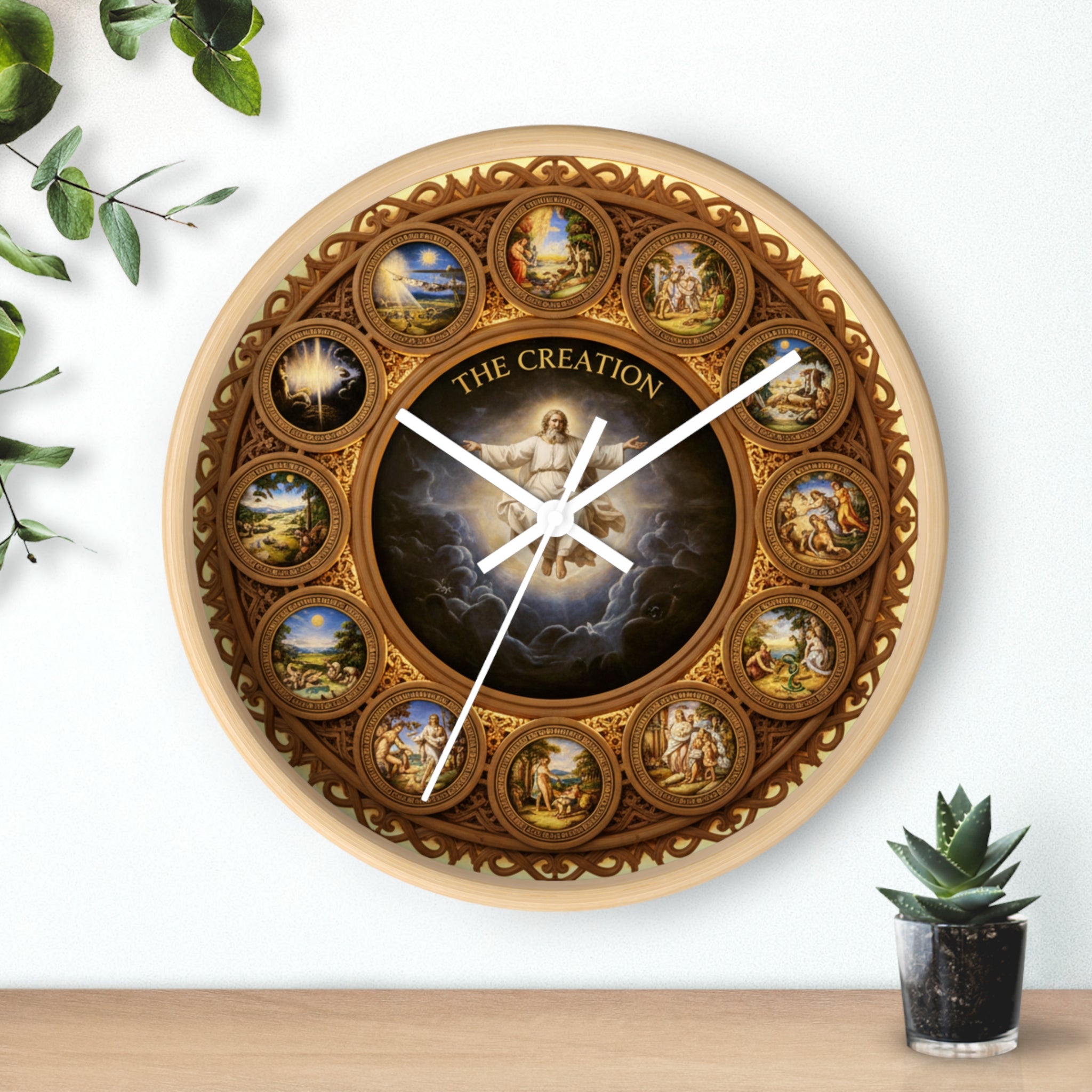The Creation Wall Clock