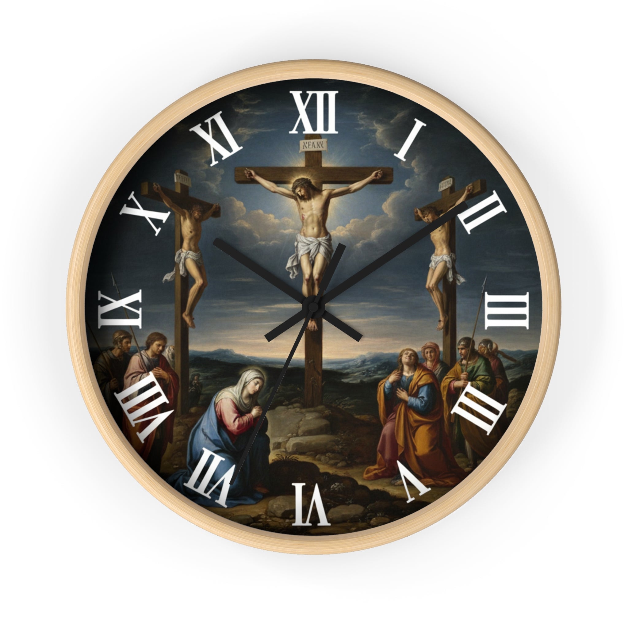 Jesus on the Cross Wall Clock