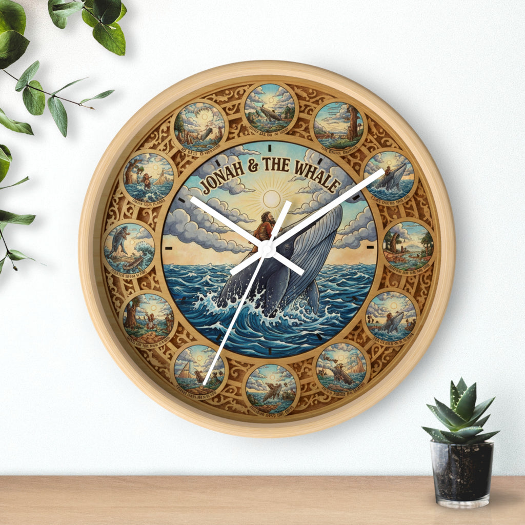 Jonah & The Whale Wall Clock