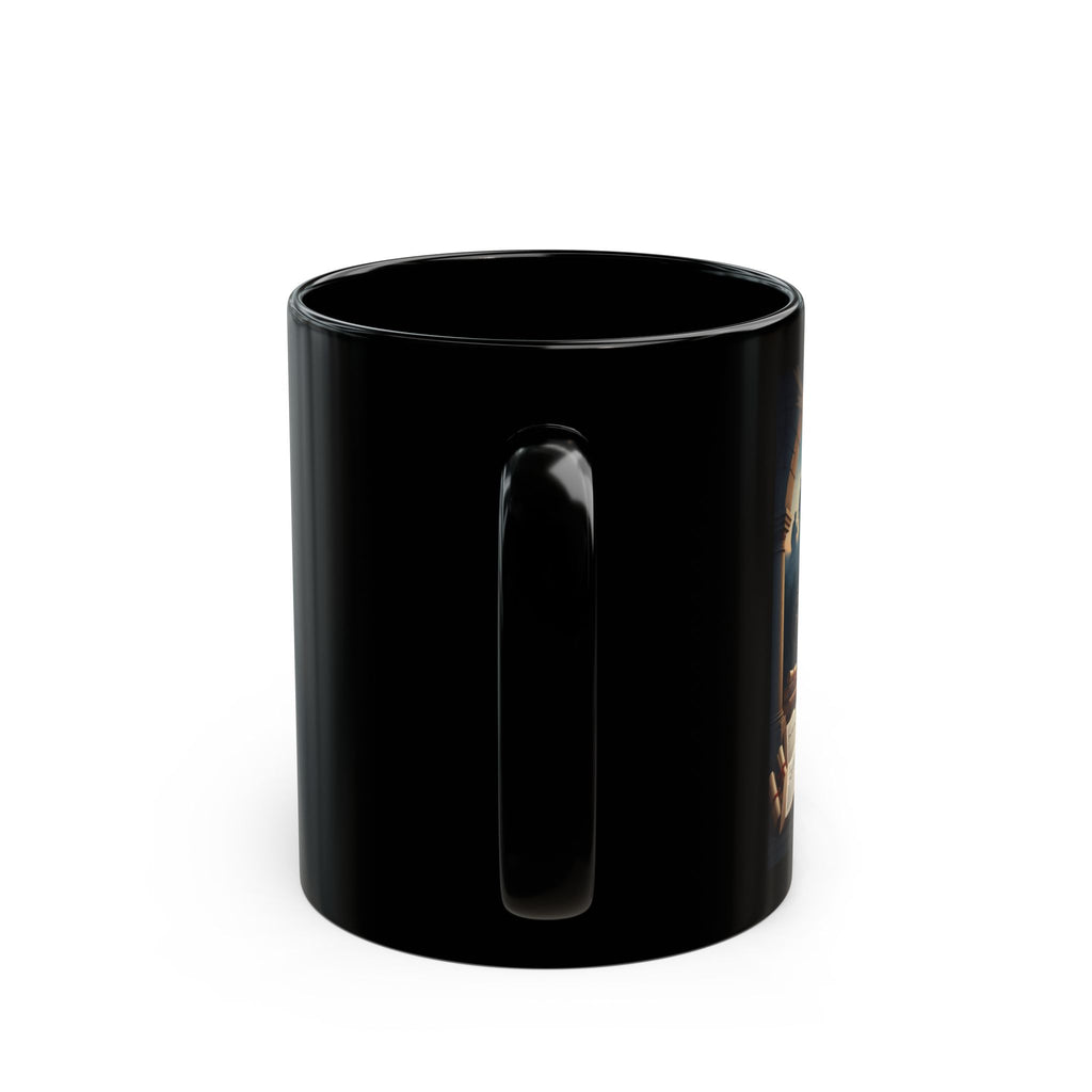 Bible is a Vault of Values Black Mug 16oz
