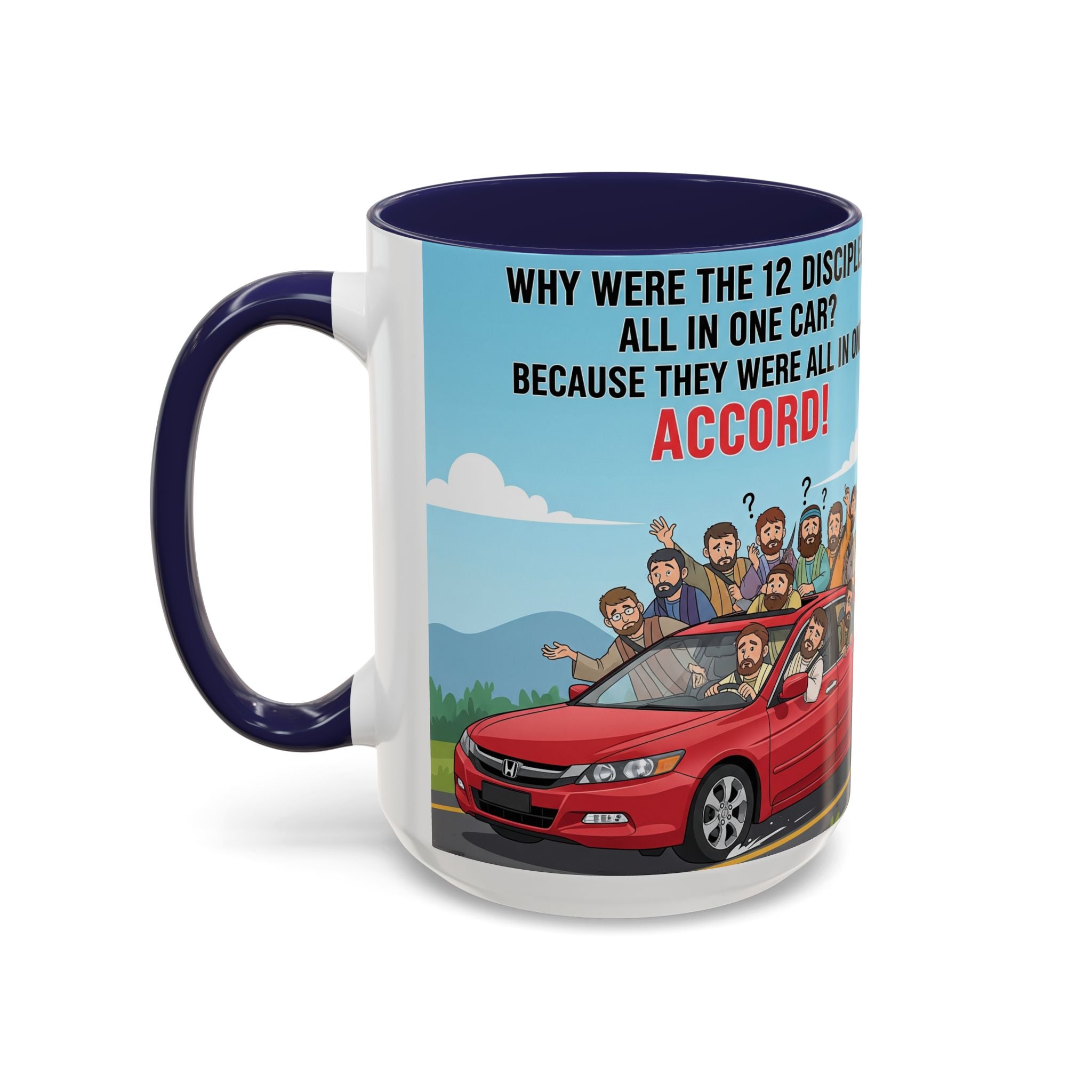 Disciples joke mug
