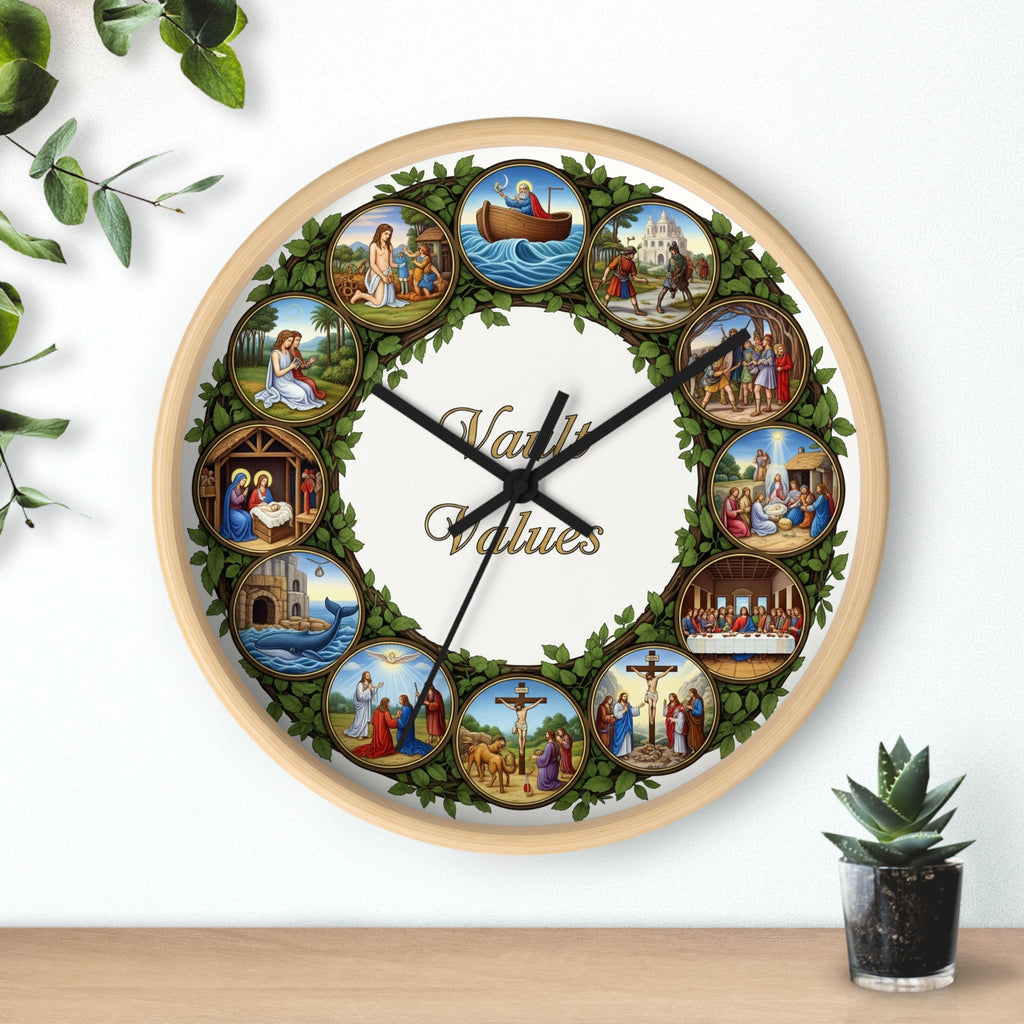 Stories of the Bible Wall Clock