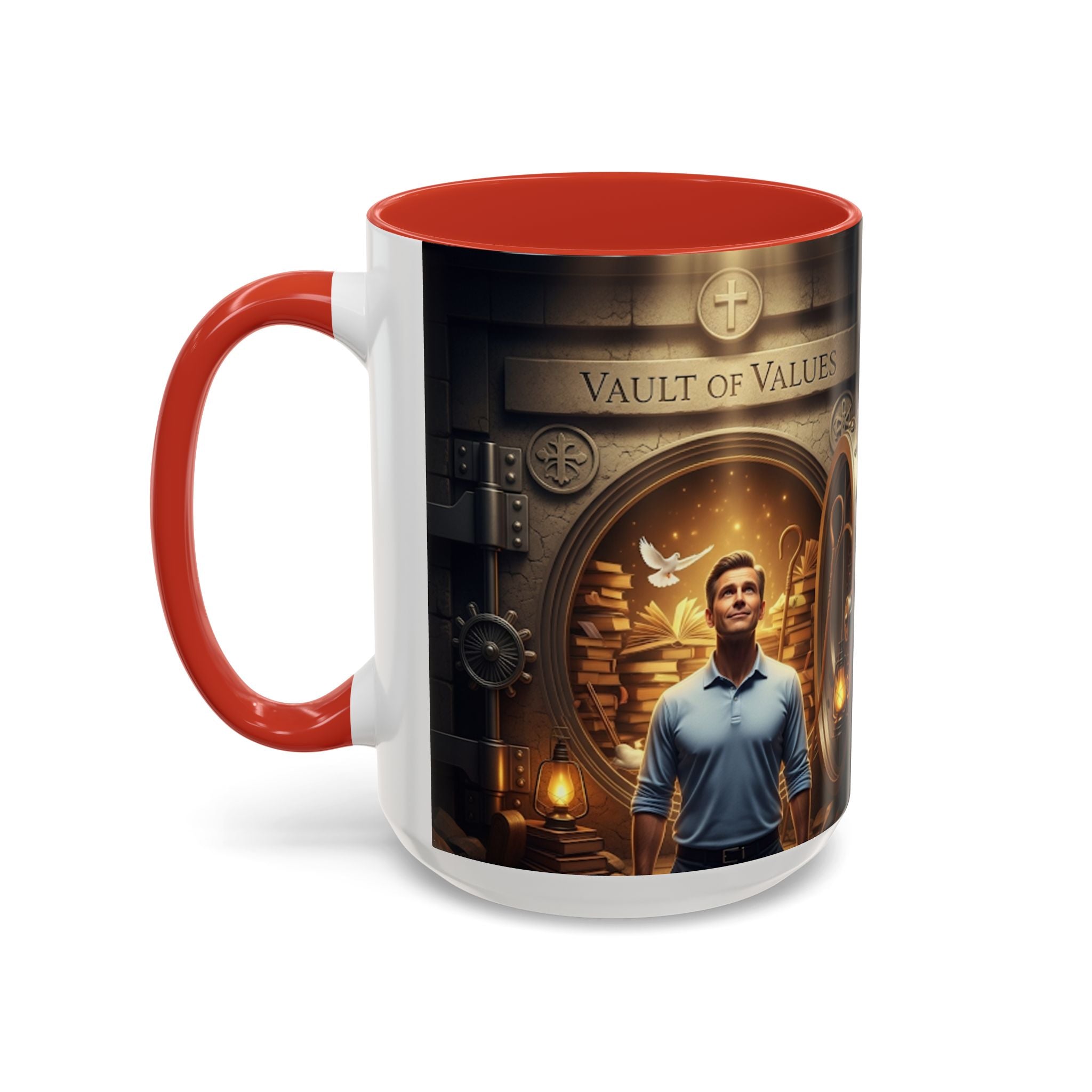 Saved by the blood of Christ mug