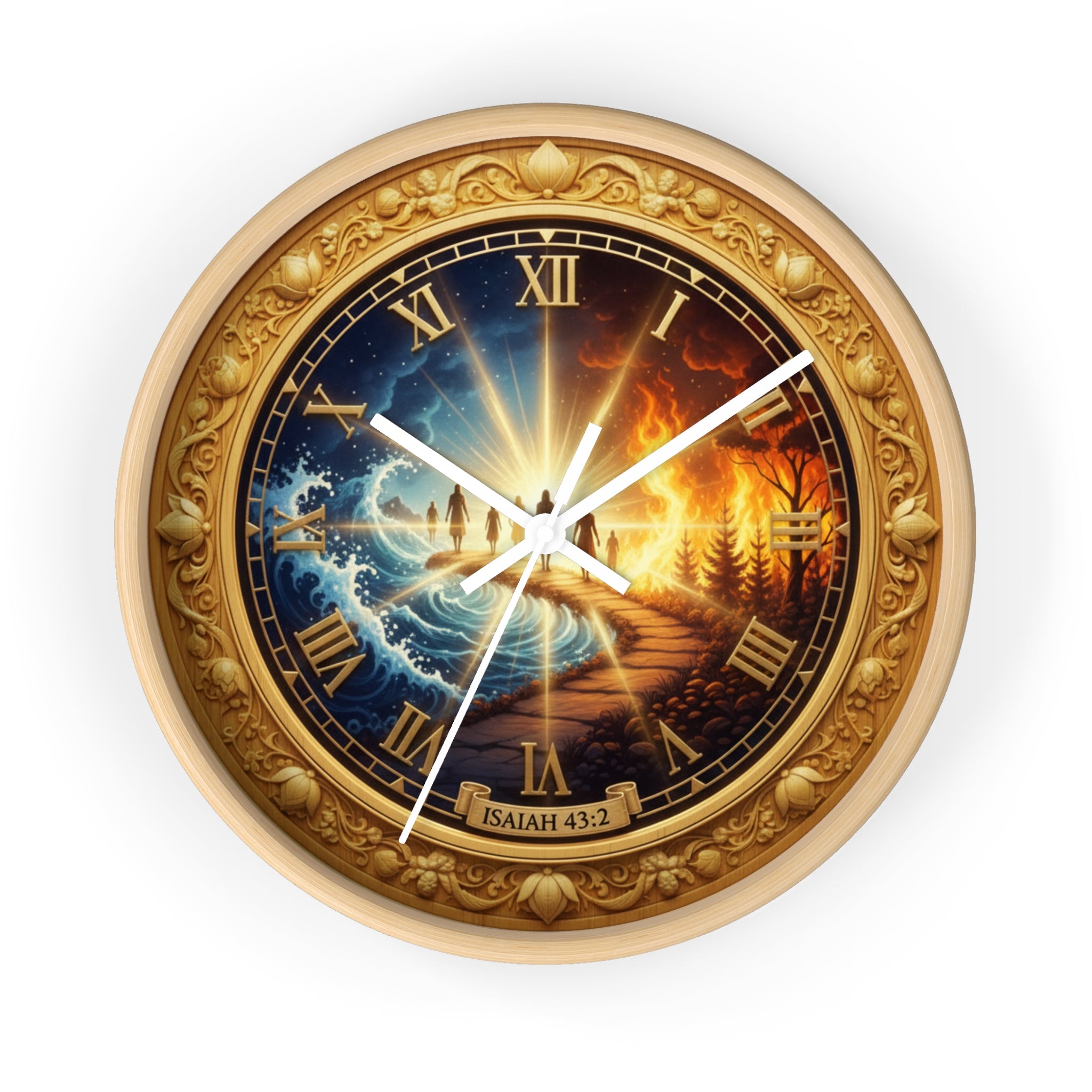 Pathway to Heaven Bible Wall Clock