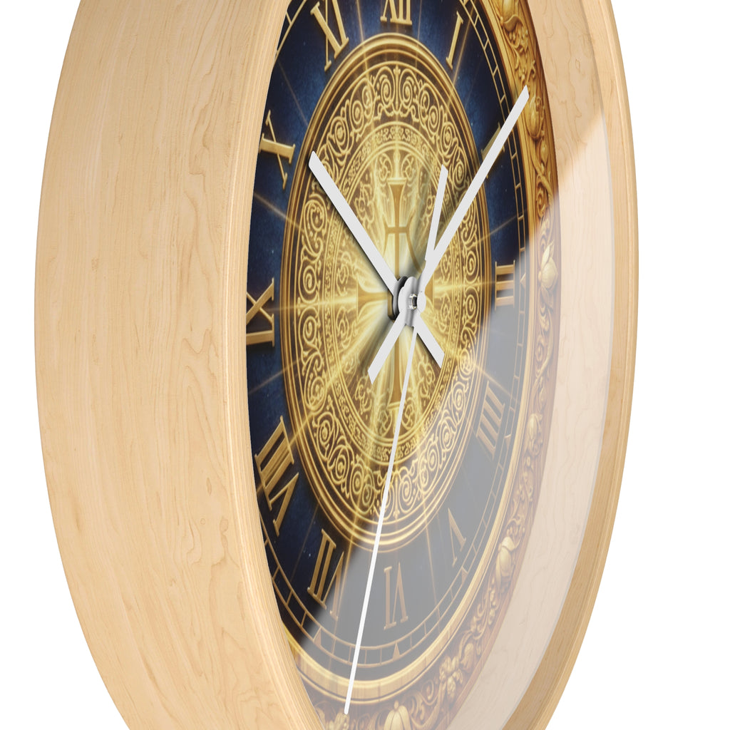 Biblical Holy Cross wall clock