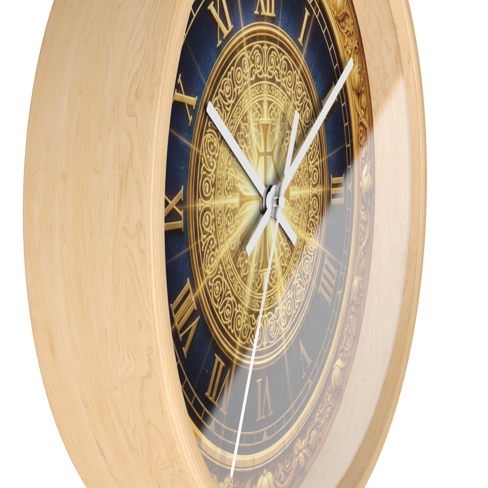 Biblical Holy Cross wall clock
