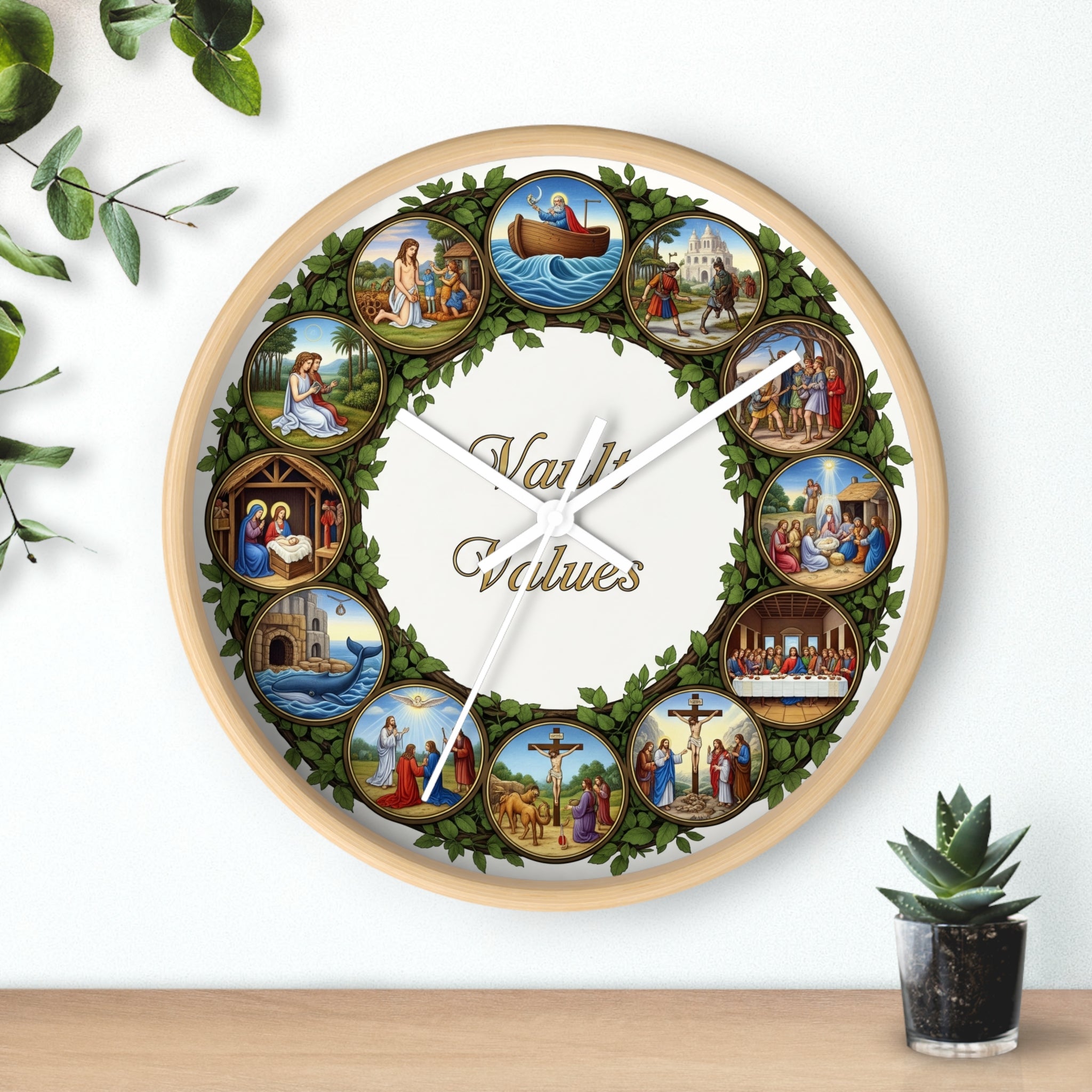 Stories of the Bible Wall Clock