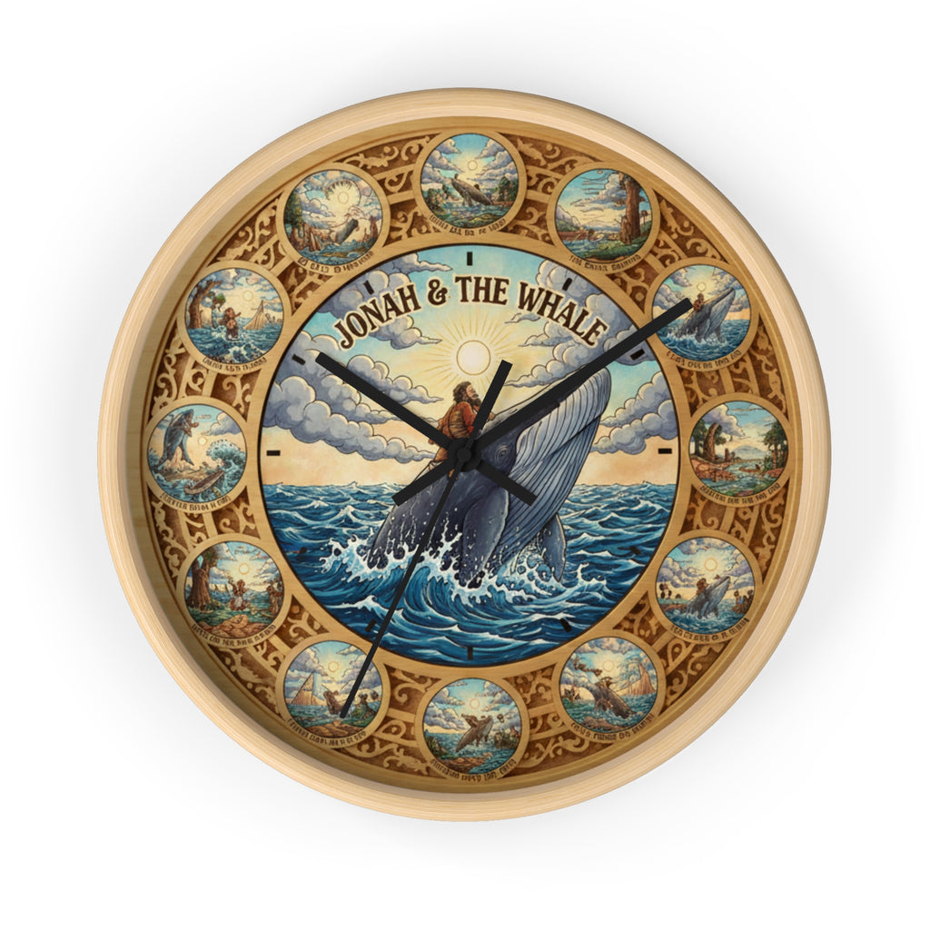 Jonah & The Whale Wall Clock