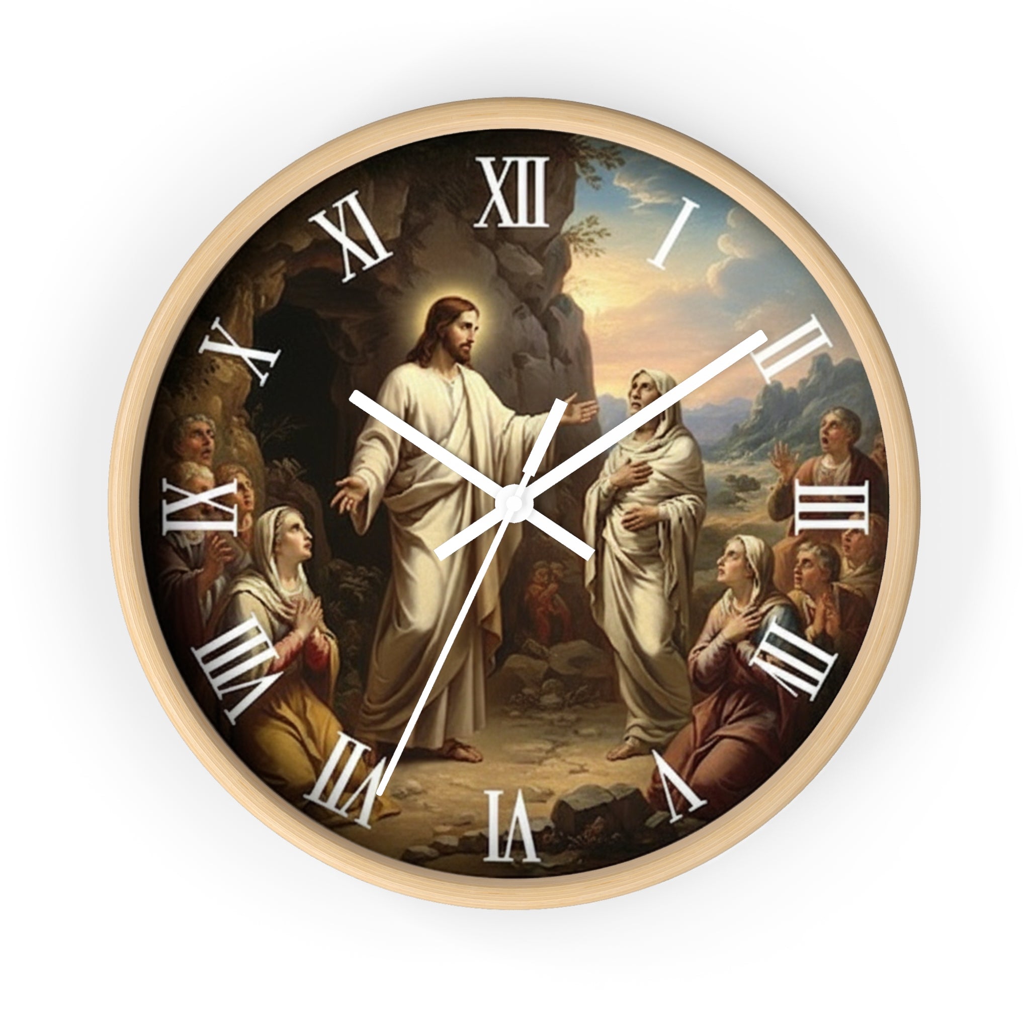 Jesus Raises Lazarus Wall Clock