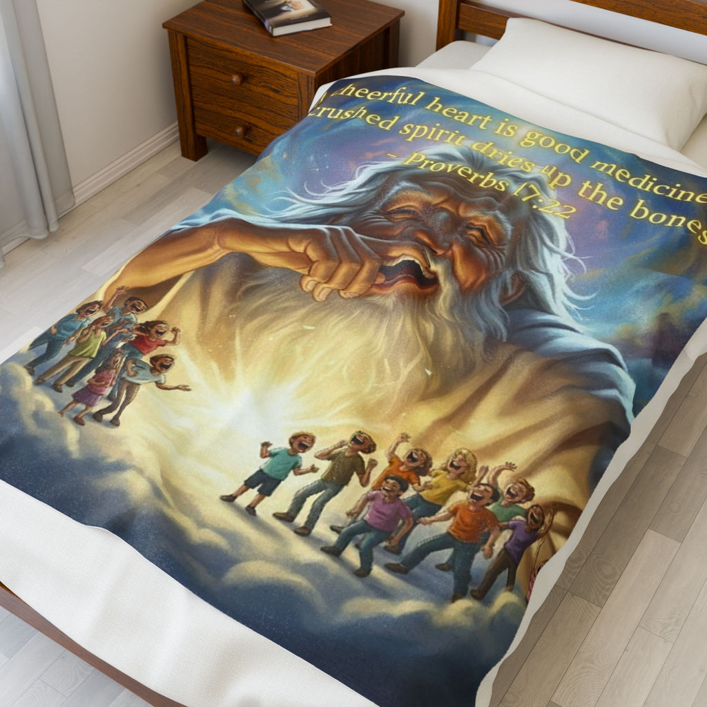 Cheerful Heart Plush Blanket