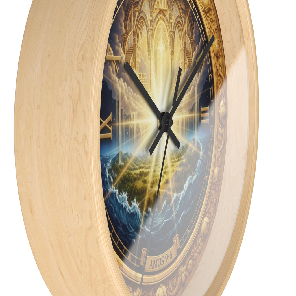 Celestial Biblical Amos 9:6 Wall Clock