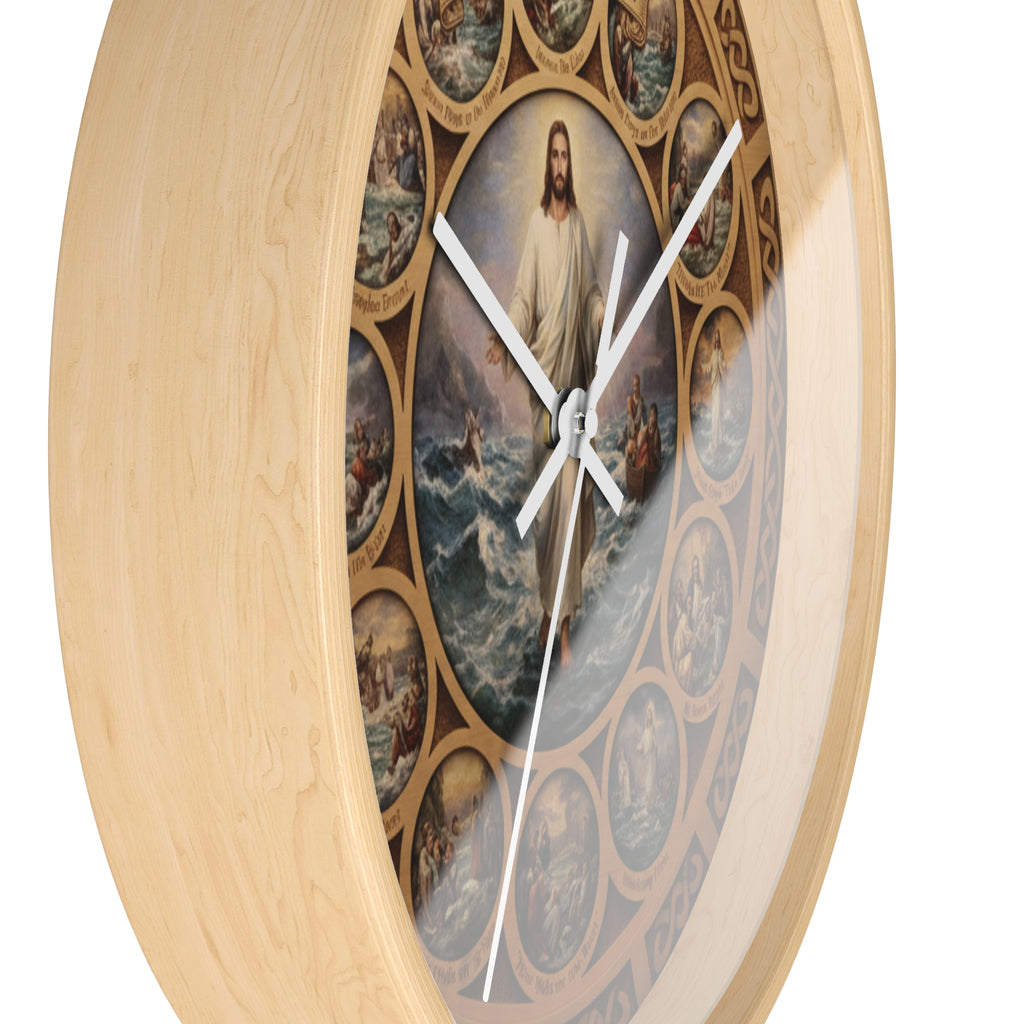 Jesus Walking on Water Wall Clock